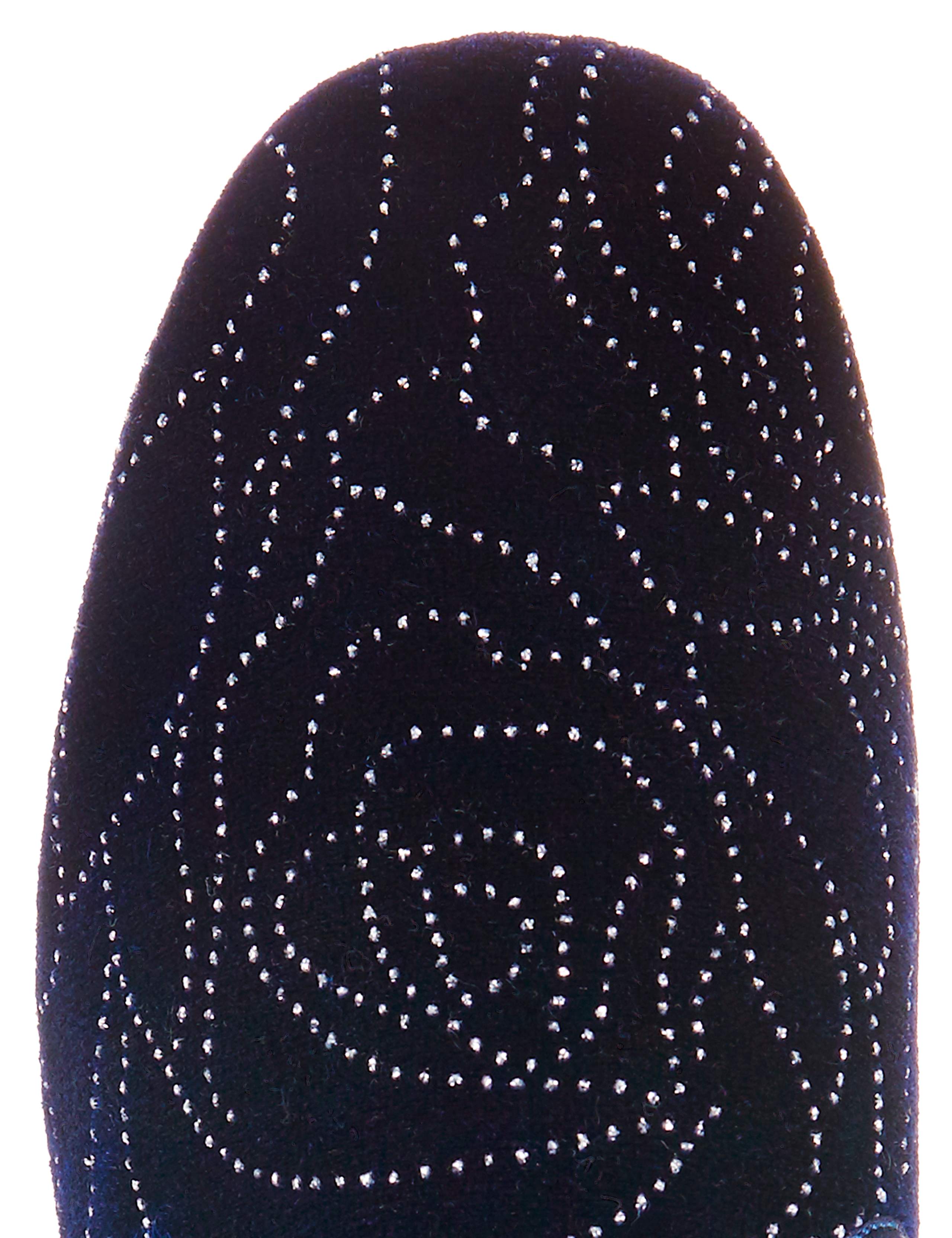 Glitter Rose Wedge Mule Slippers 4 of 4