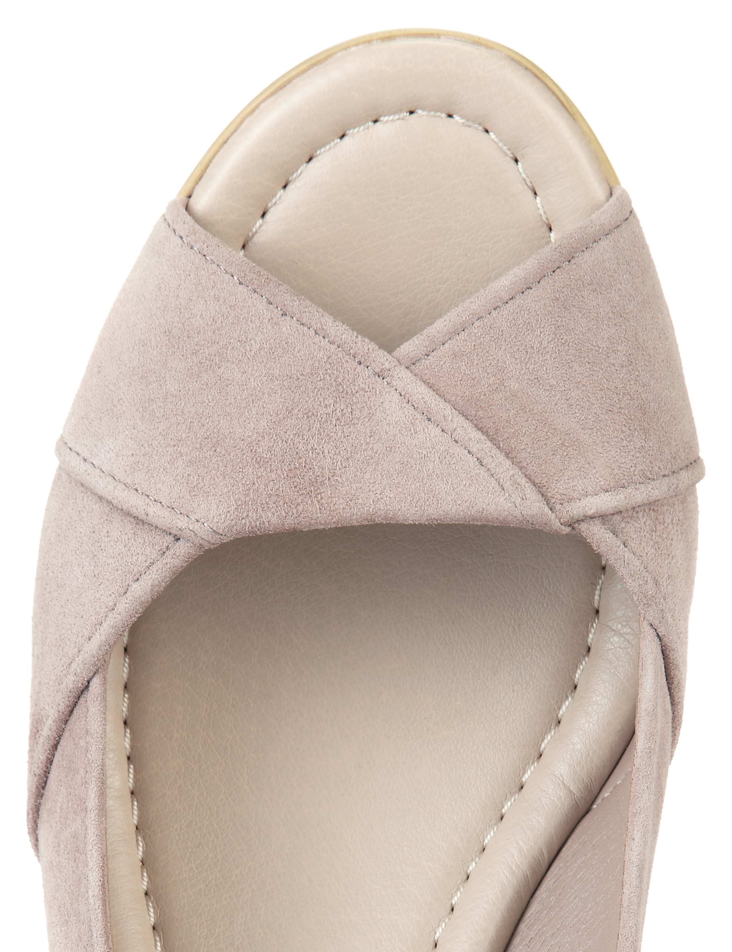 Suede Sling Wedge with Stain Away™ 4 of 4