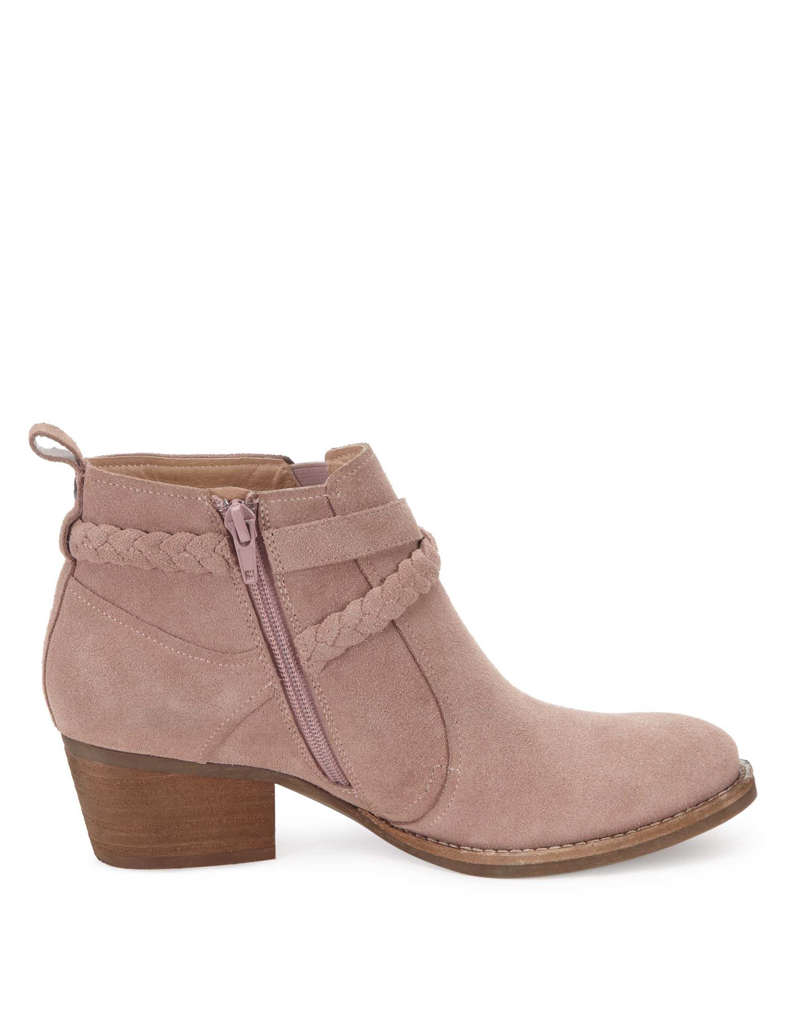 Suede Square Toe Western Boots with Insolia® 4 of 5