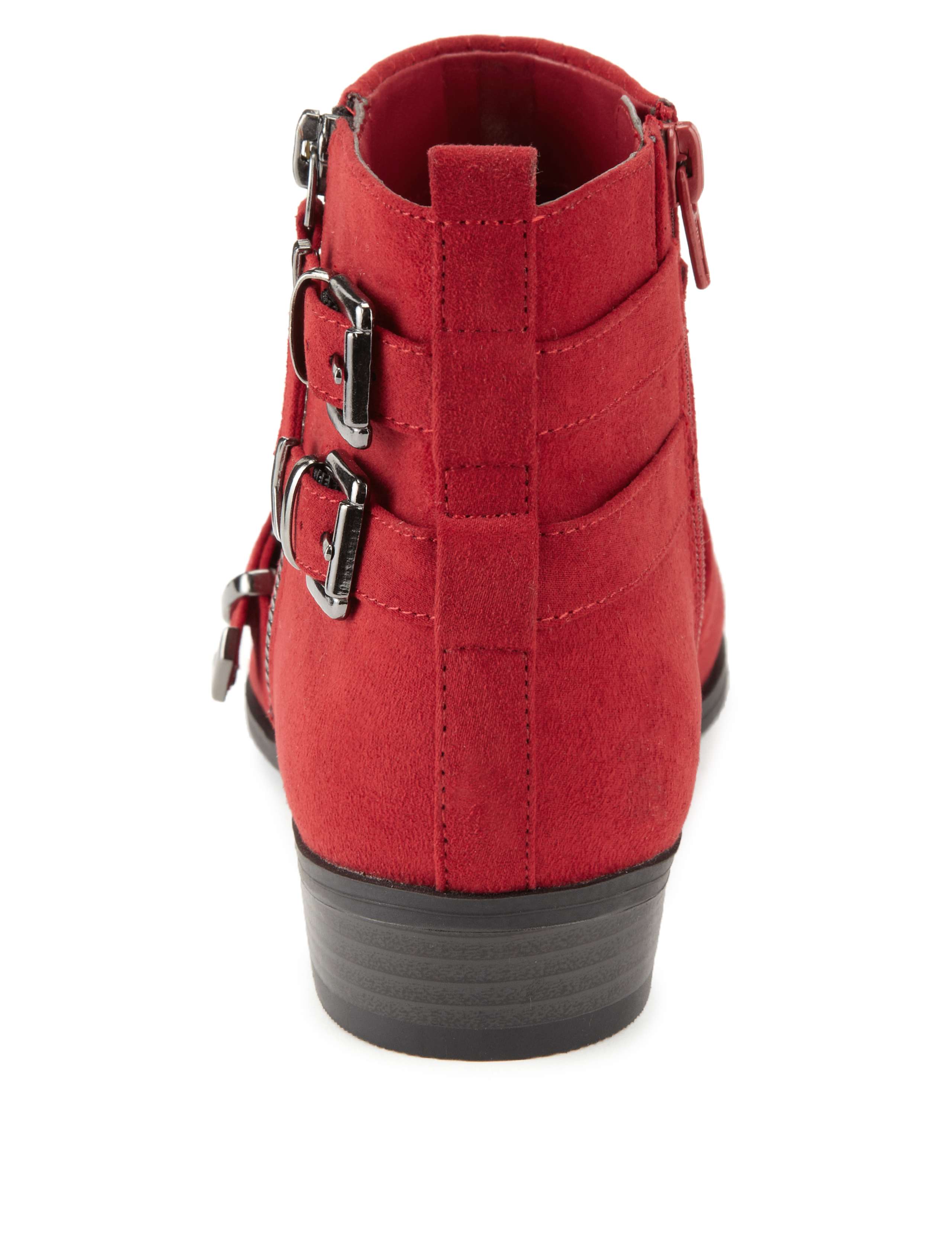 Flat Buckle Ankle Boots with Insolia Flex® 3 of 5