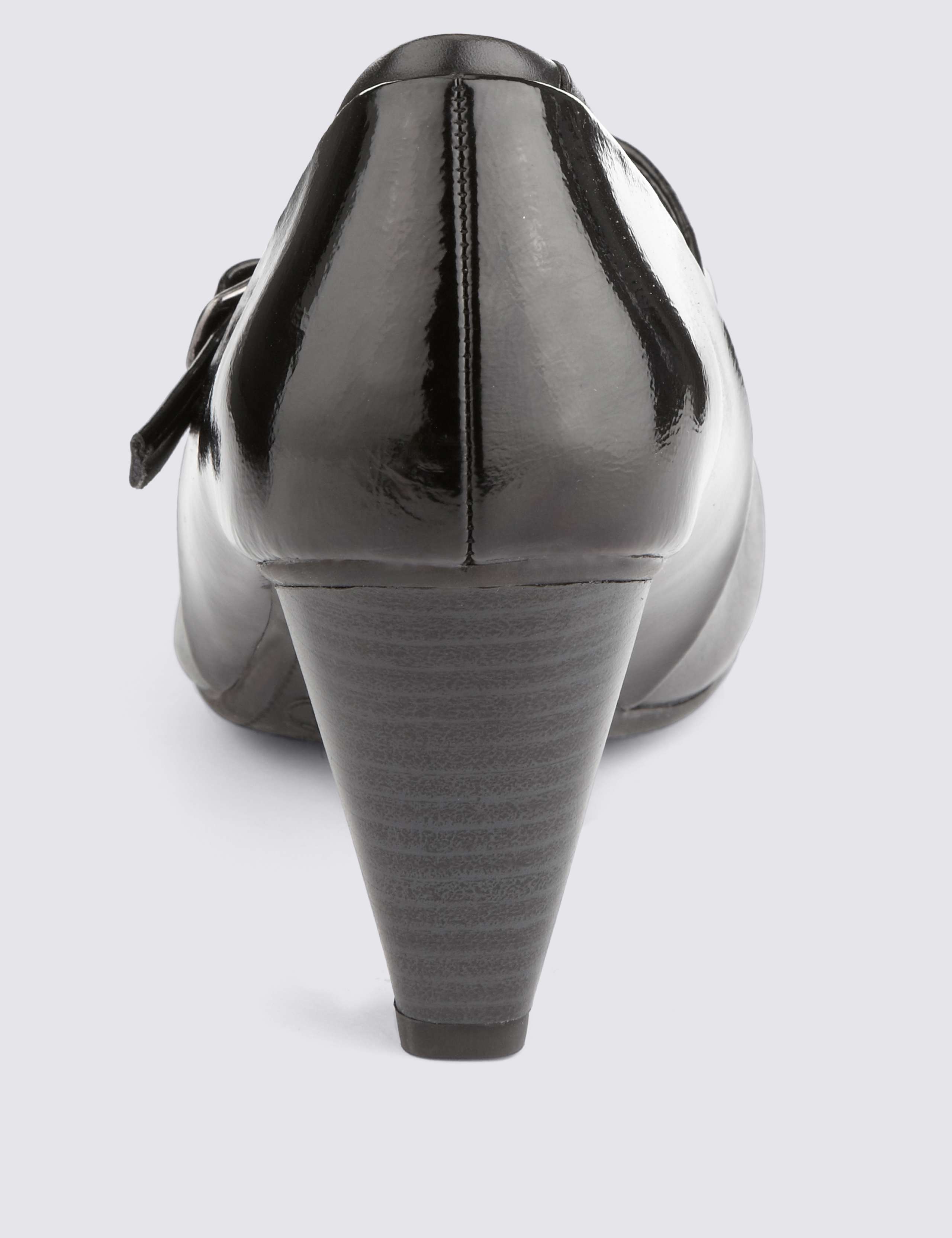 Freshfeet™ Leather Dolly Court Shoes with Insolia® 3 of 4