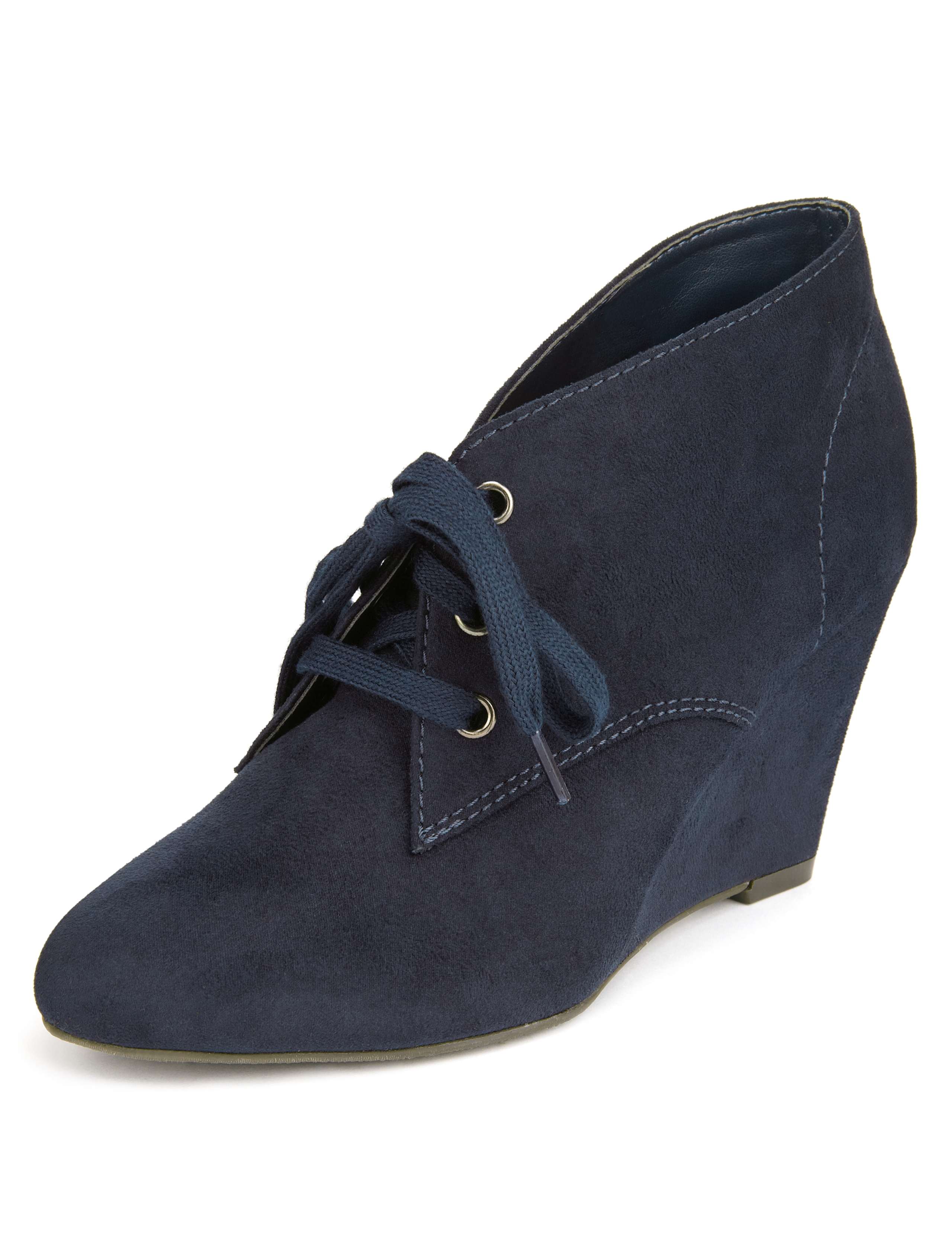 Lace Up Wedge Boots with Insolia® 1 of 4