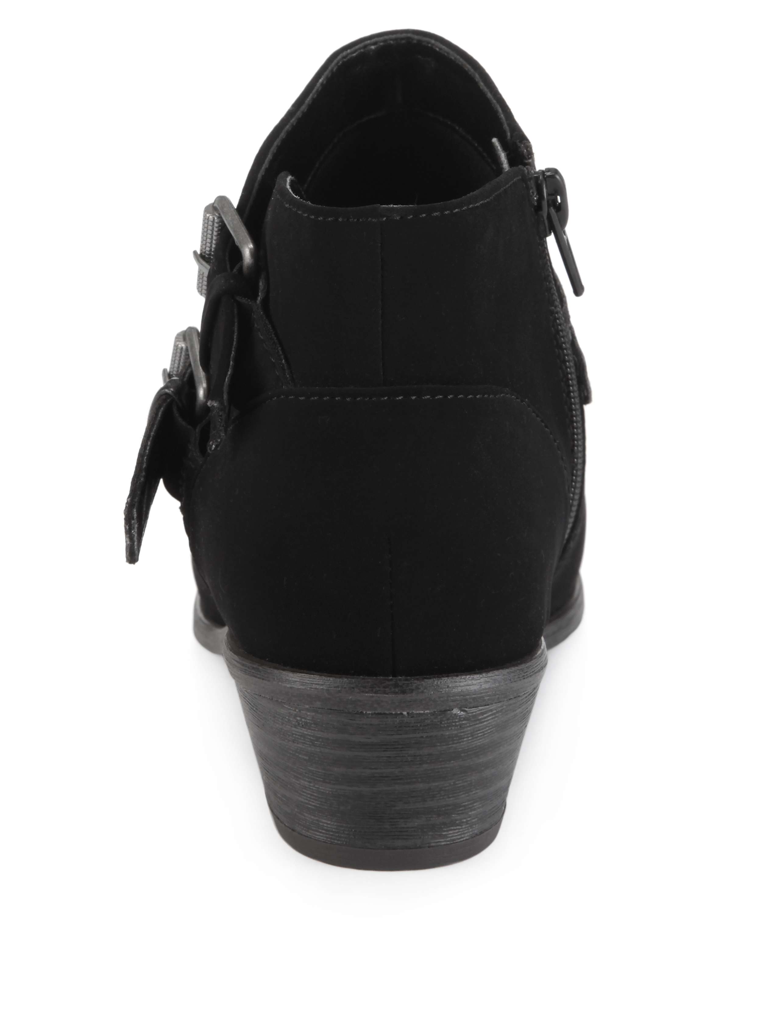 Low Cut Double Strap Wide Fit Ankle Boots with Insolia® 2 of 4