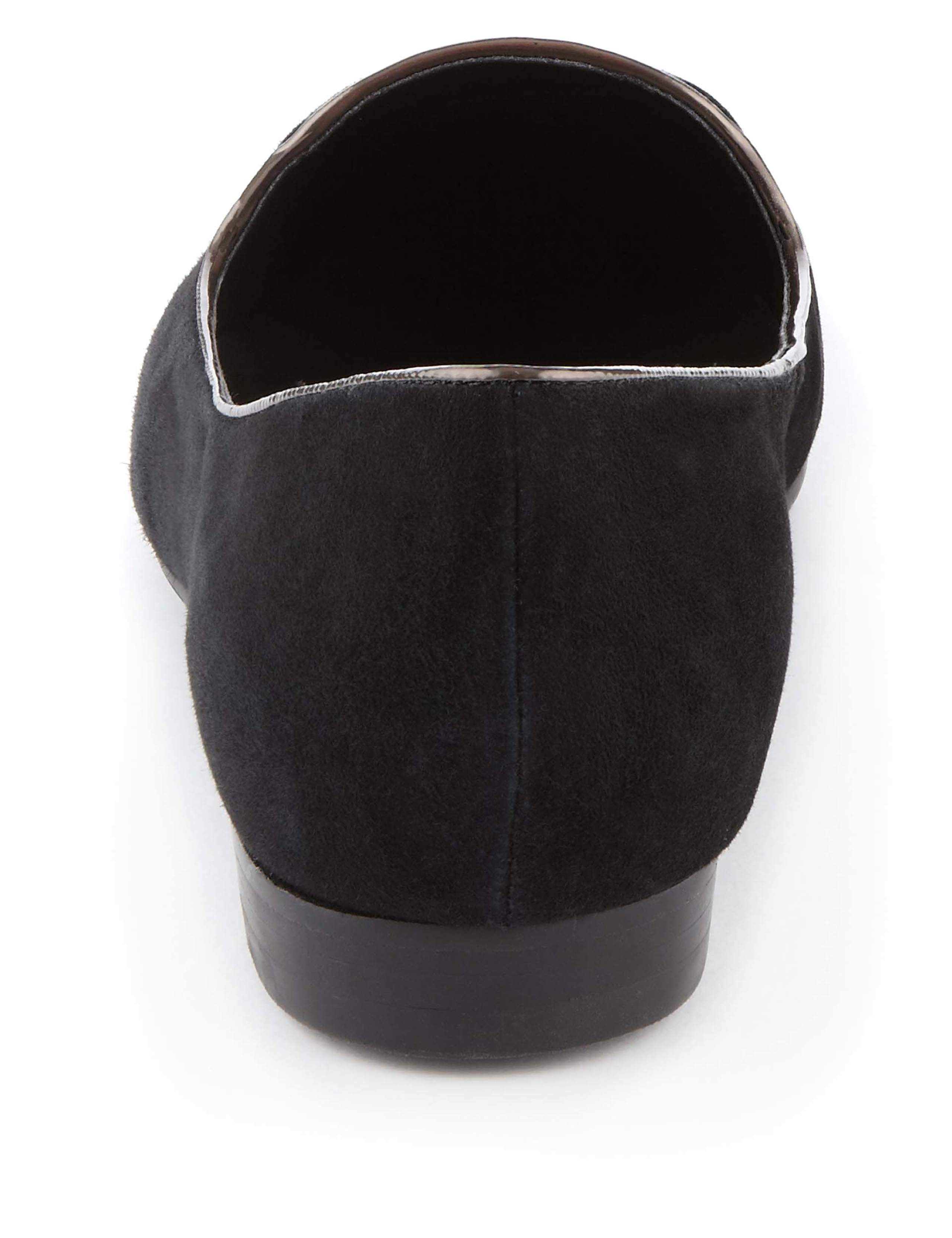 Twiggy for M&S Collection Suede Almond Toe Shoes with Insolia Flex® 3 of 4