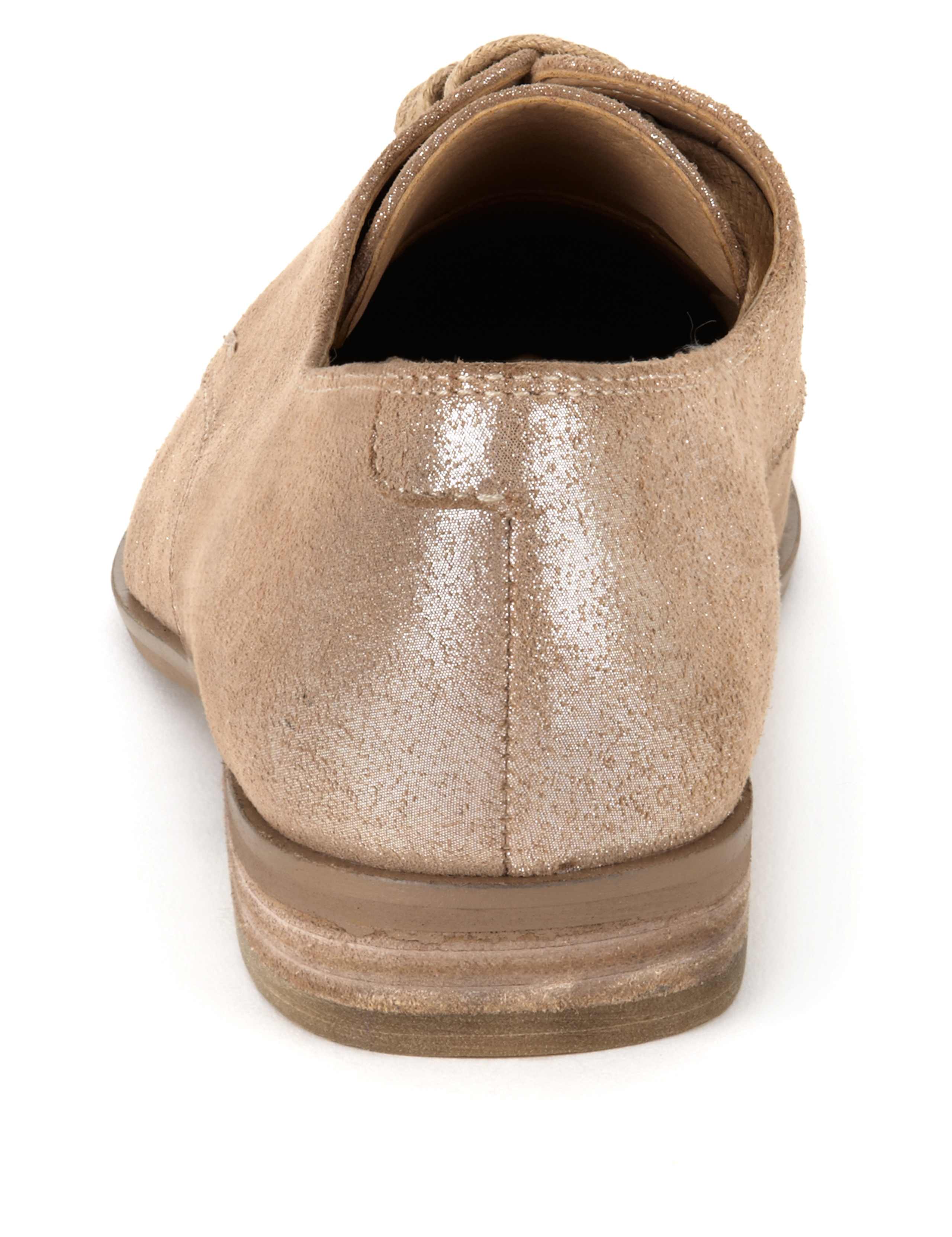 Leather Glitter Brogue Shoes with Insolia Flex® 3 of 4