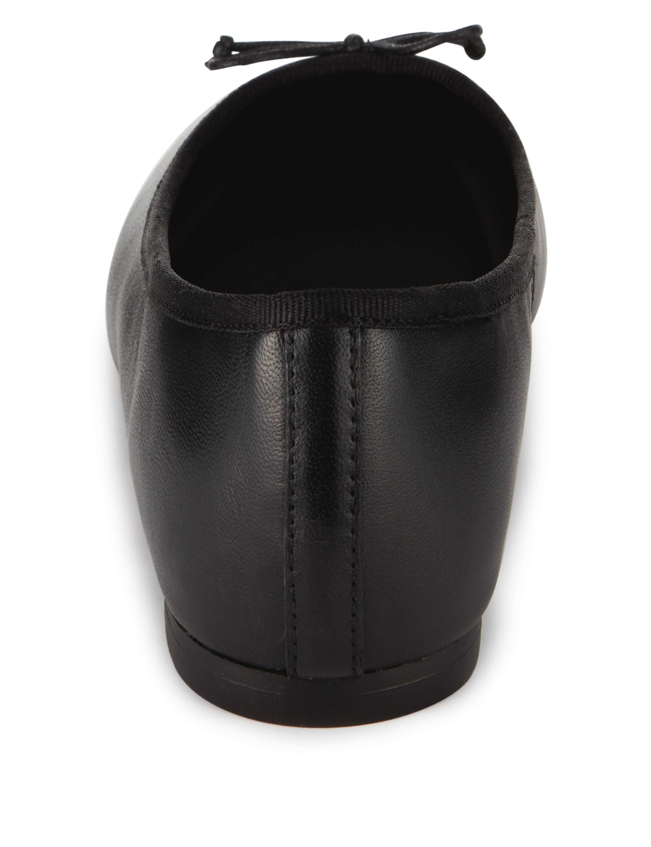 Leather Ballerina Pumps with Insolia Flex® 2 of 3