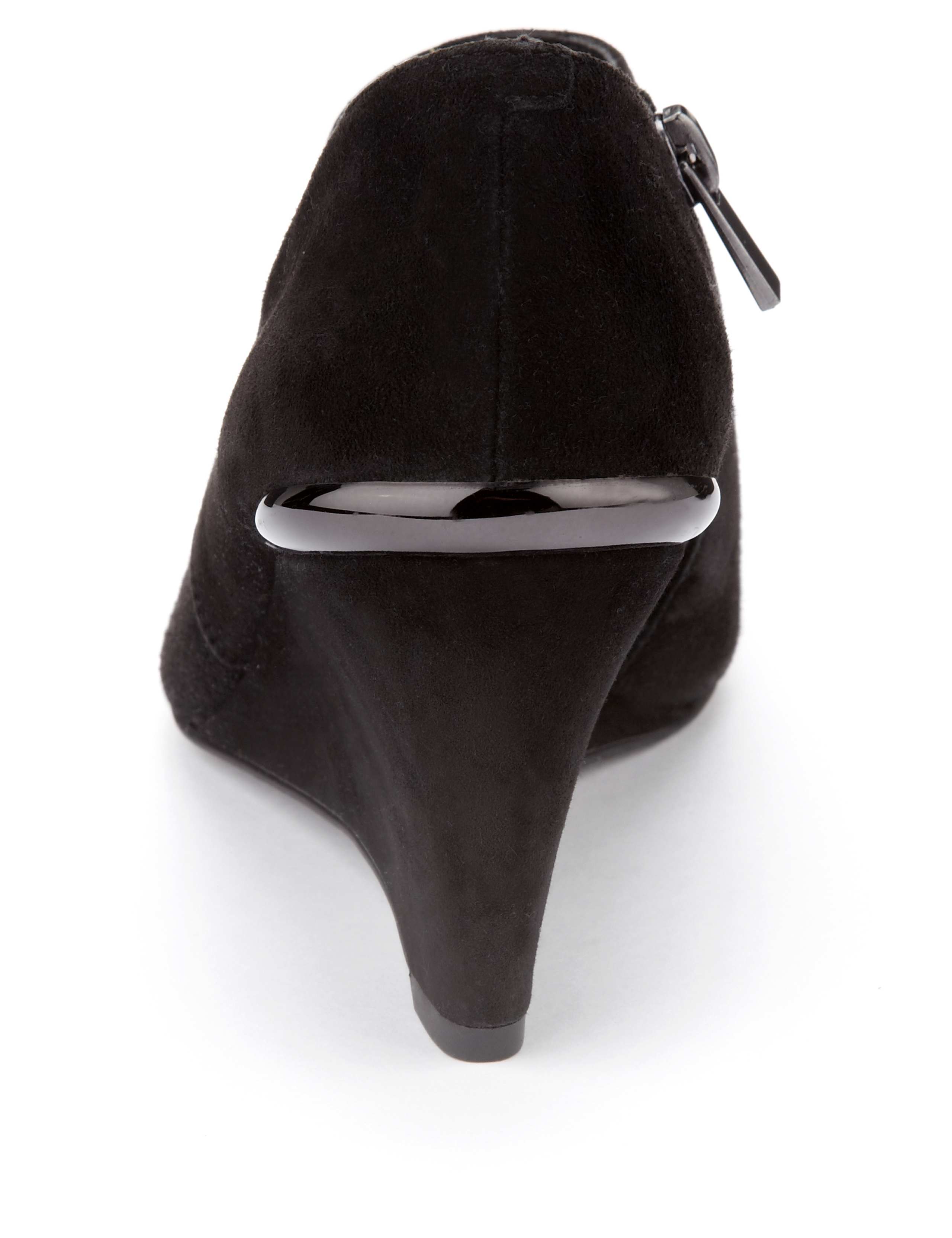 Suede Wedge Shoe Boots with Stainaway™ 3 of 5