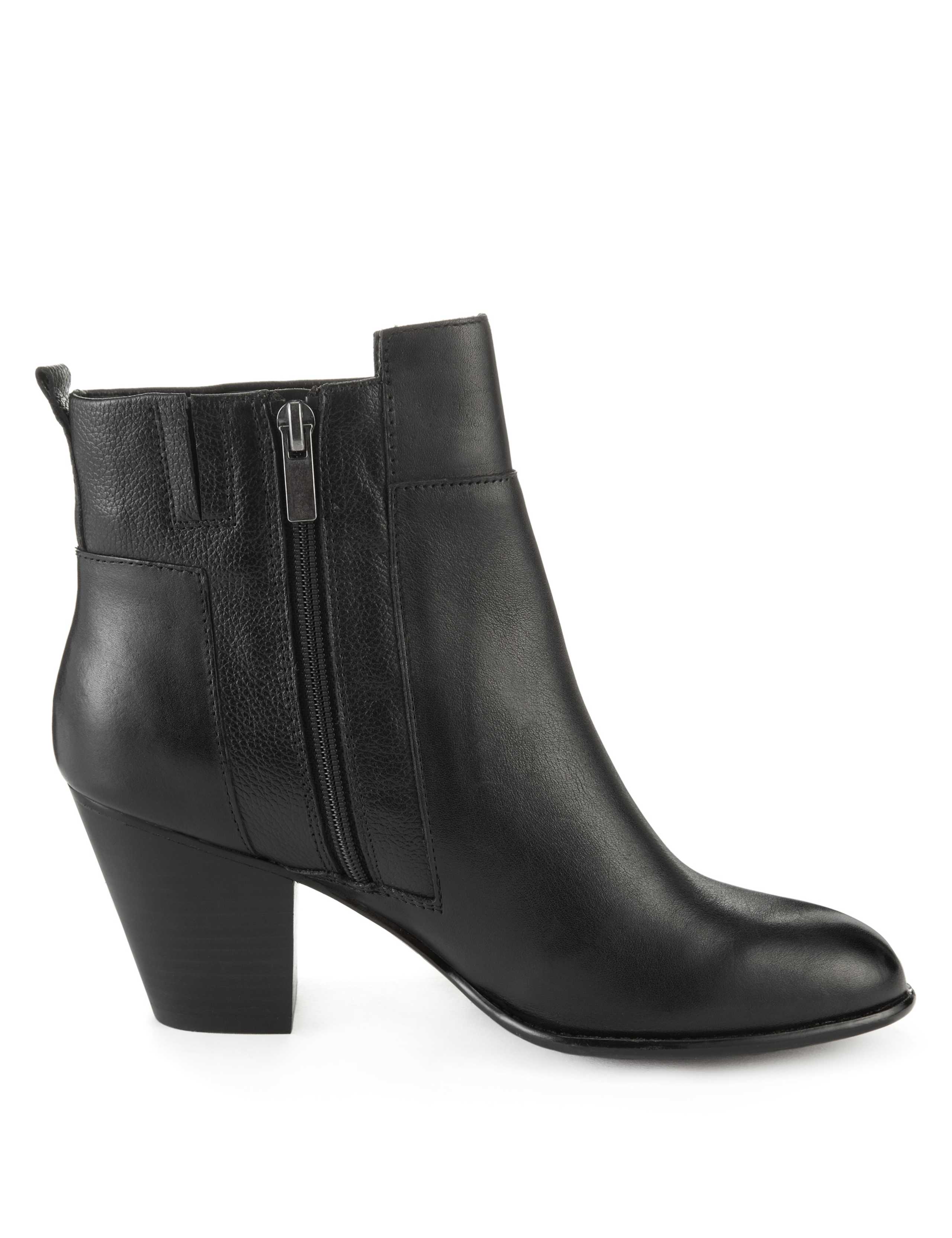 Leather Panelled Ankle Boots 4 of 5