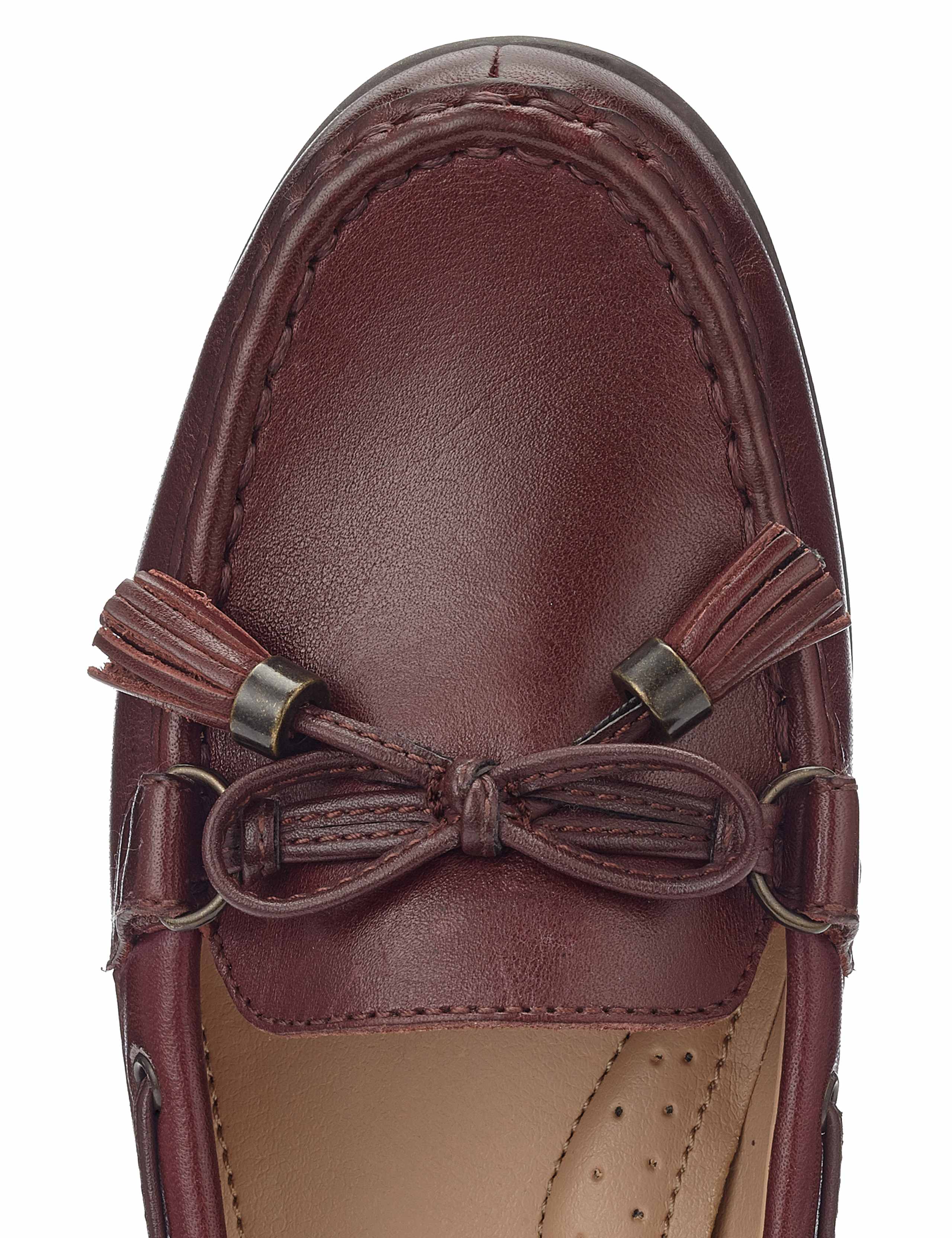 Leather Tassel Boat Shoes 4 of 4