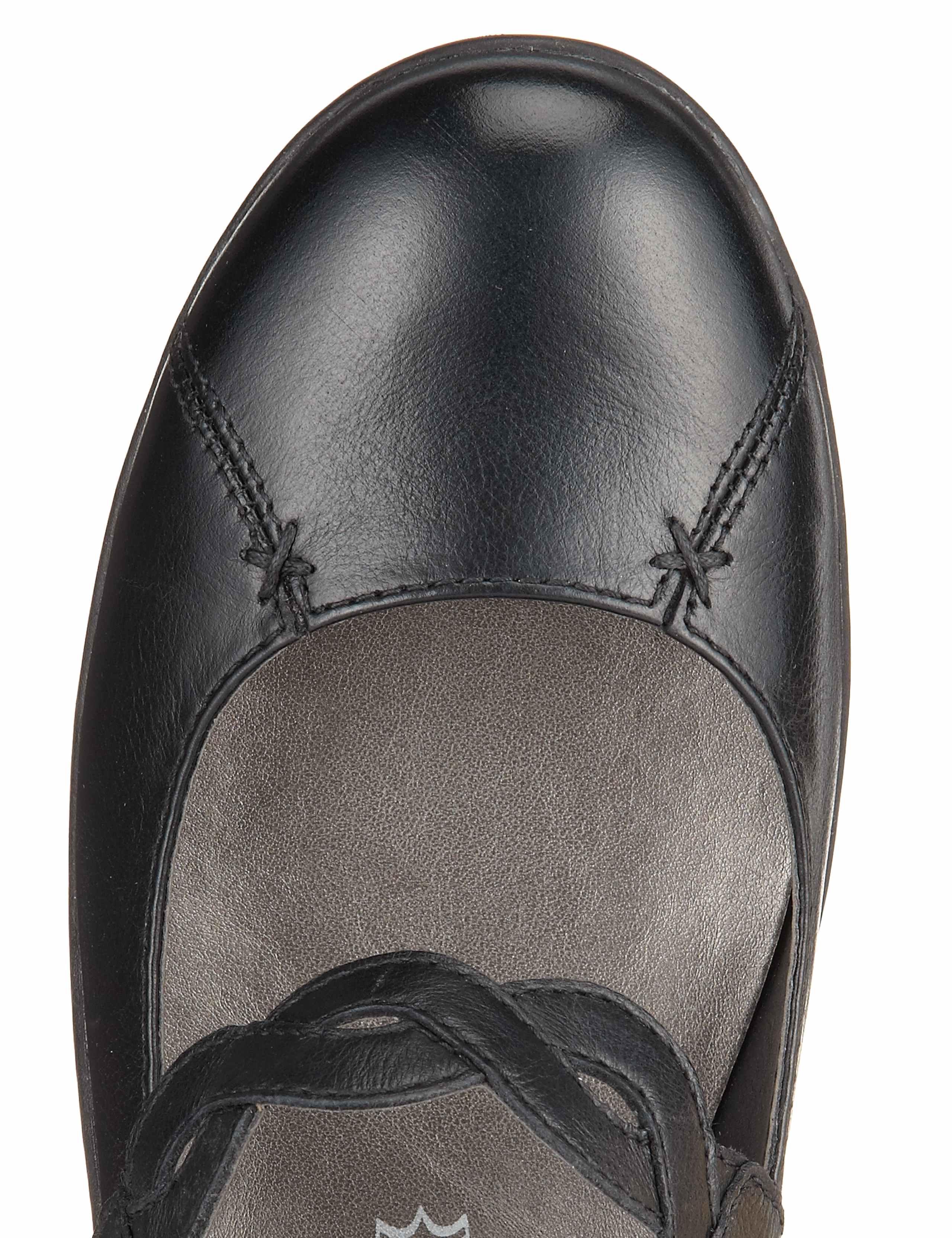 Leather Plaited Dolly Court Shoes 3 of 3