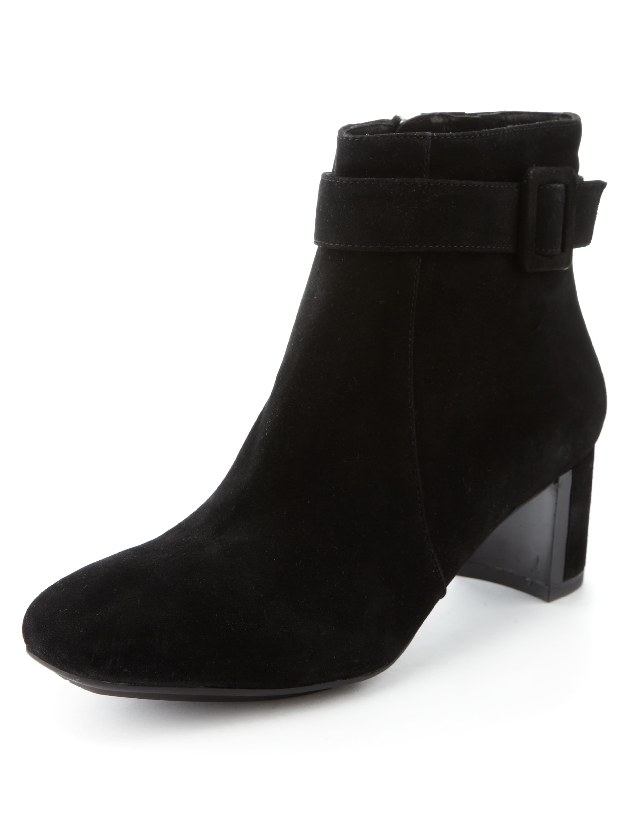 Suede Side Buckle Boots 1 of 5
