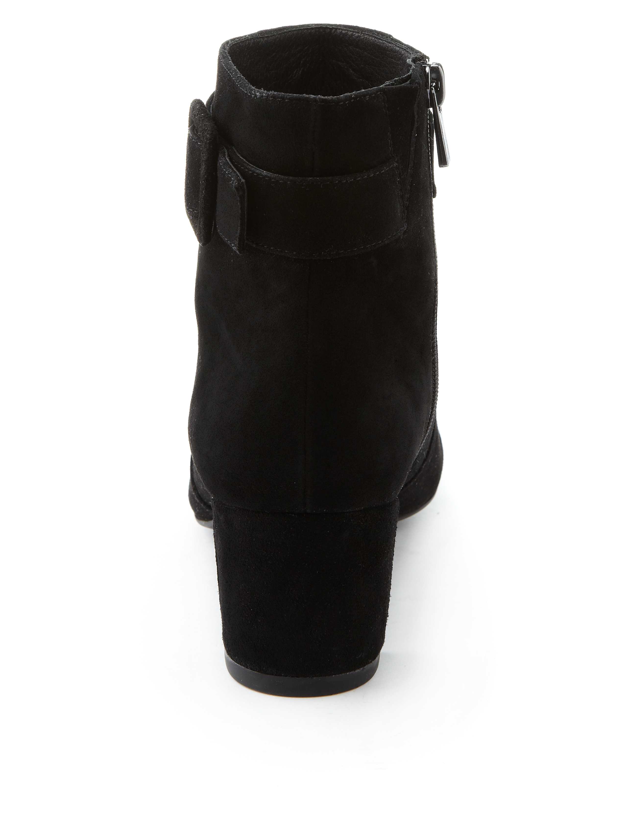 Suede Side Buckle Boots 3 of 5