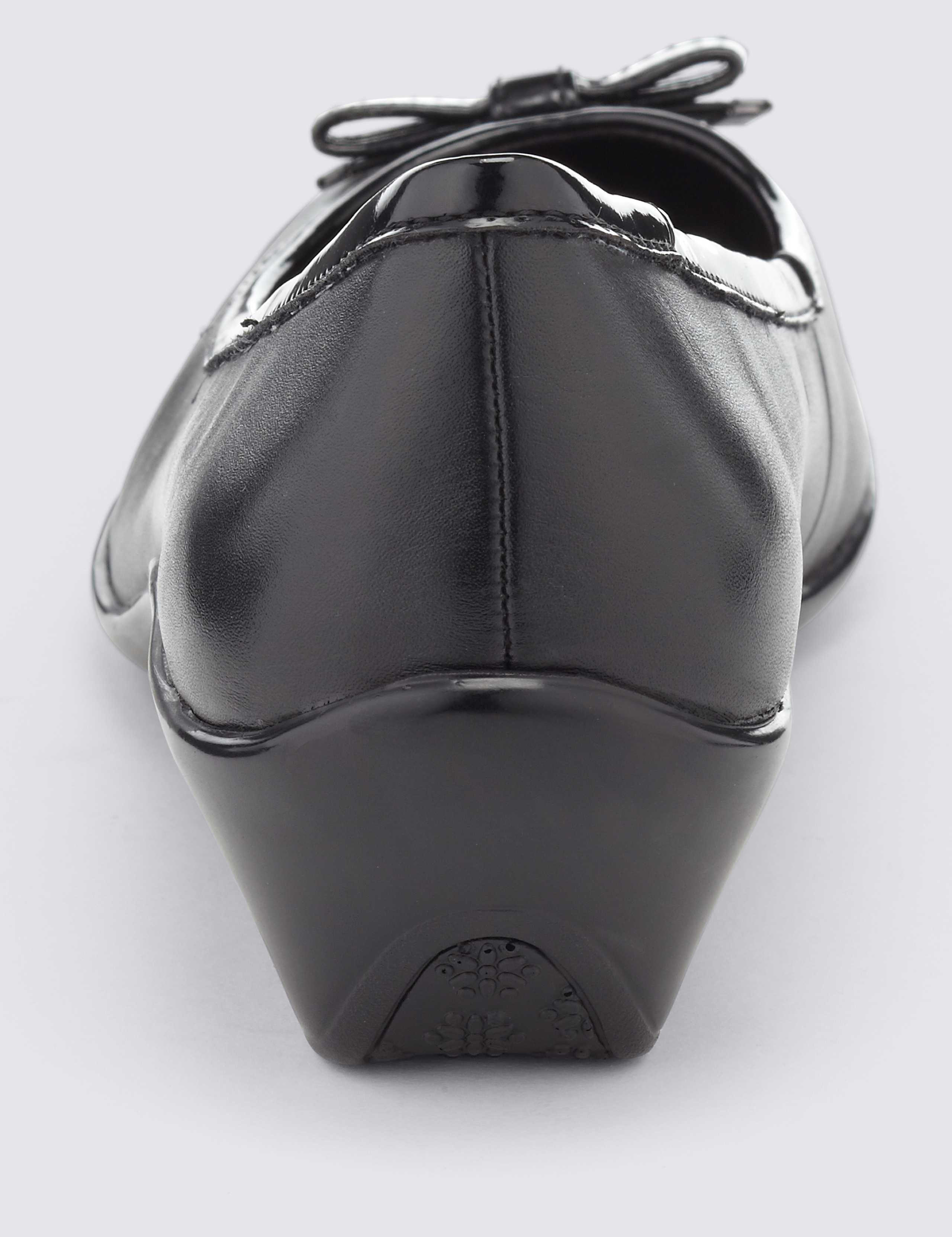 Bow Wedge Ballerina Shoes 3 of 5