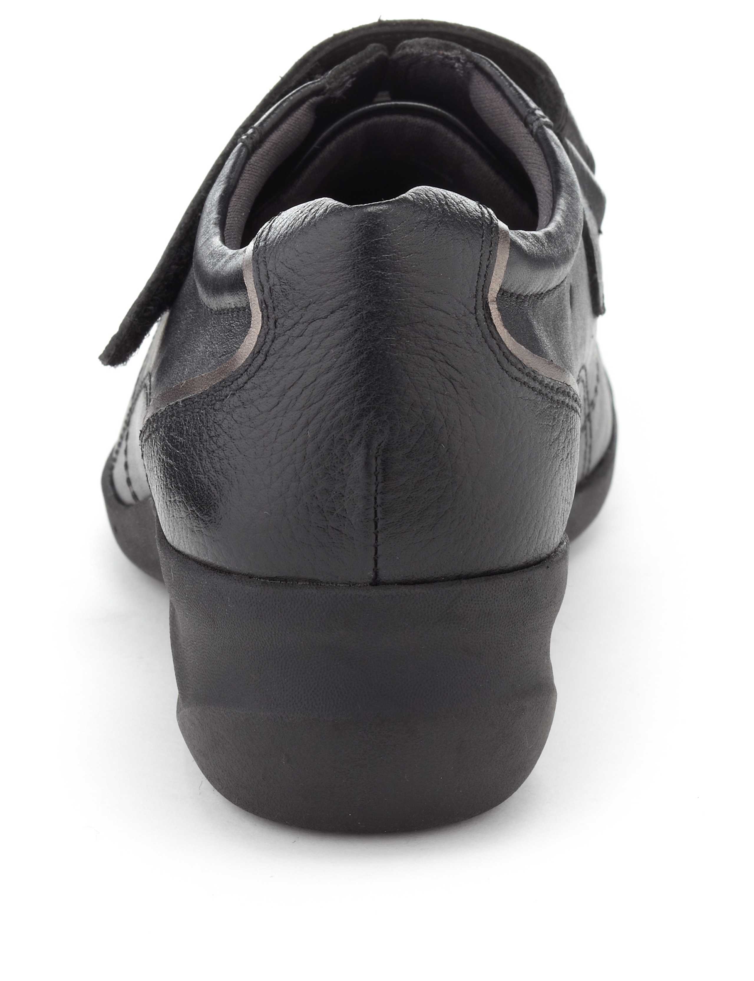 Leather Wide Fit Wedge Shoes 3 of 5