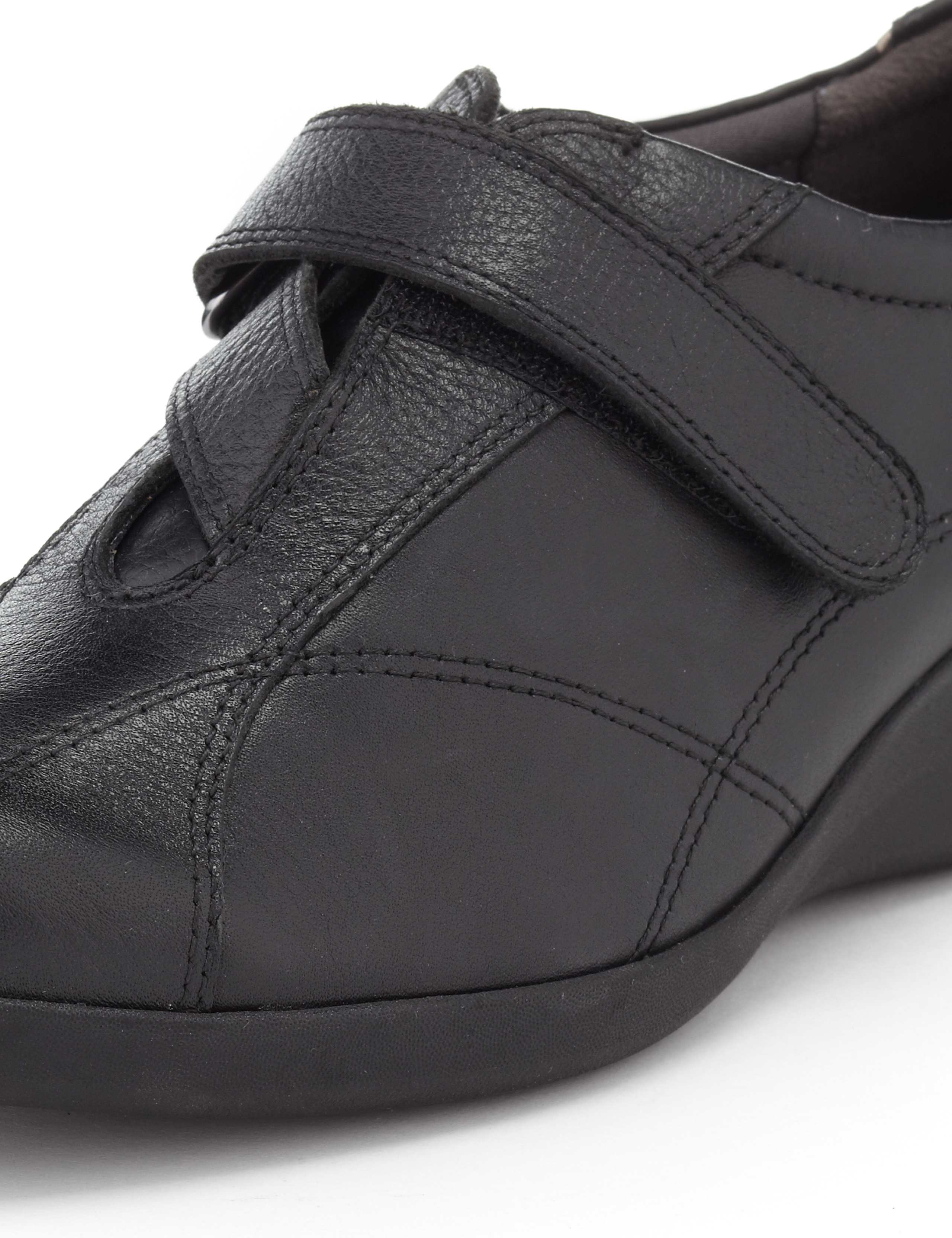Leather Wide Fit Wedge Shoes 5 of 5