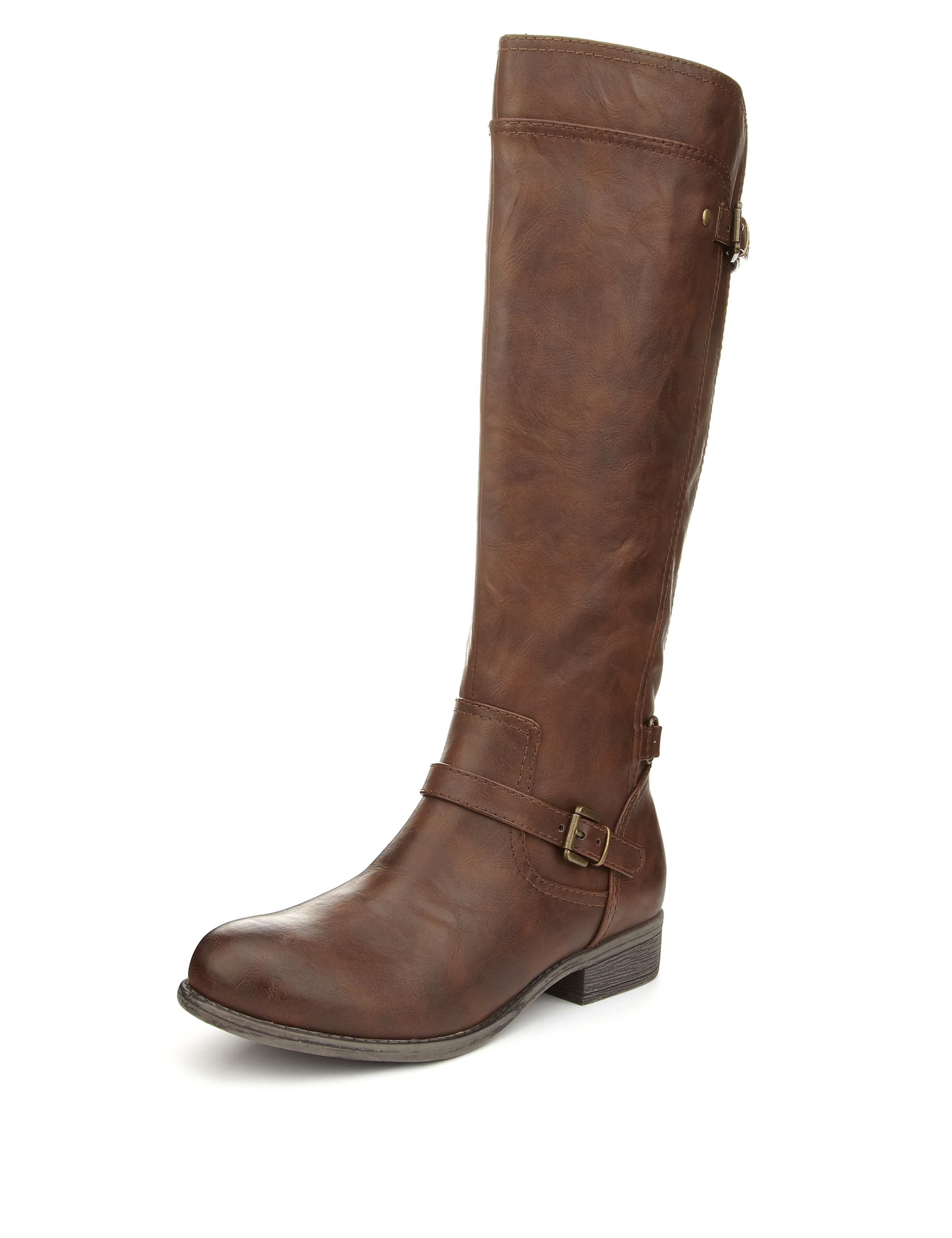 Buckle Riding Boots with Insolia Flex® & Stretch zip 1 of 5