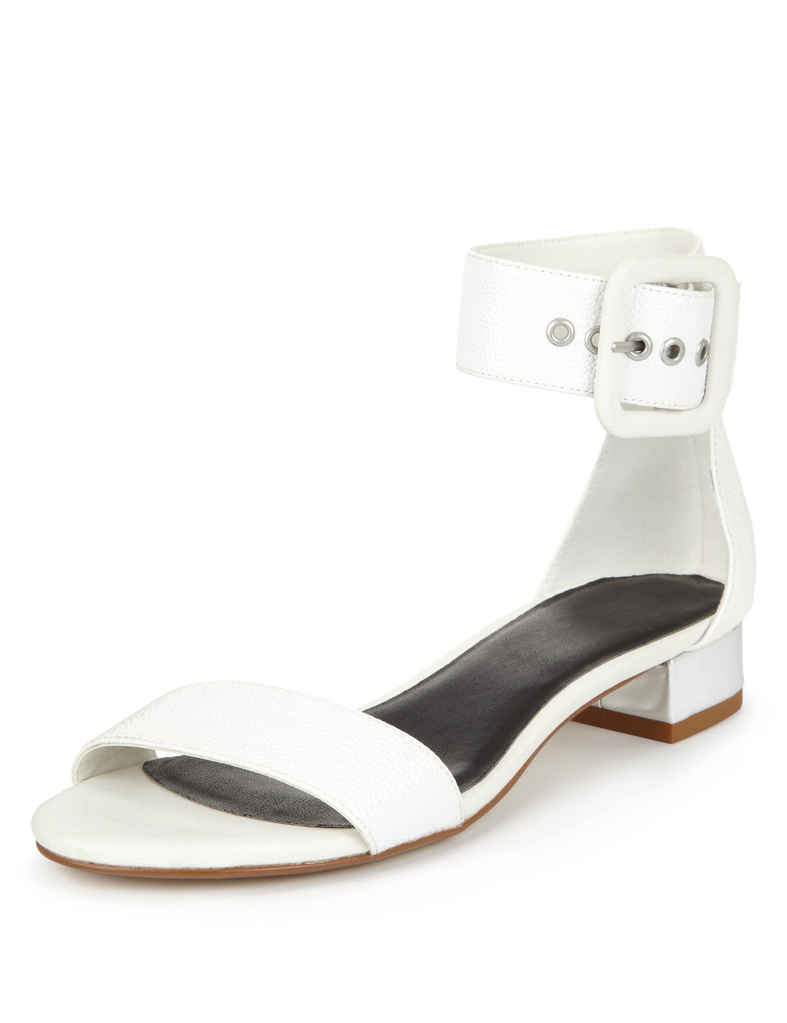 Block Buckle Sandals with Insolia Flex® 1 of 3