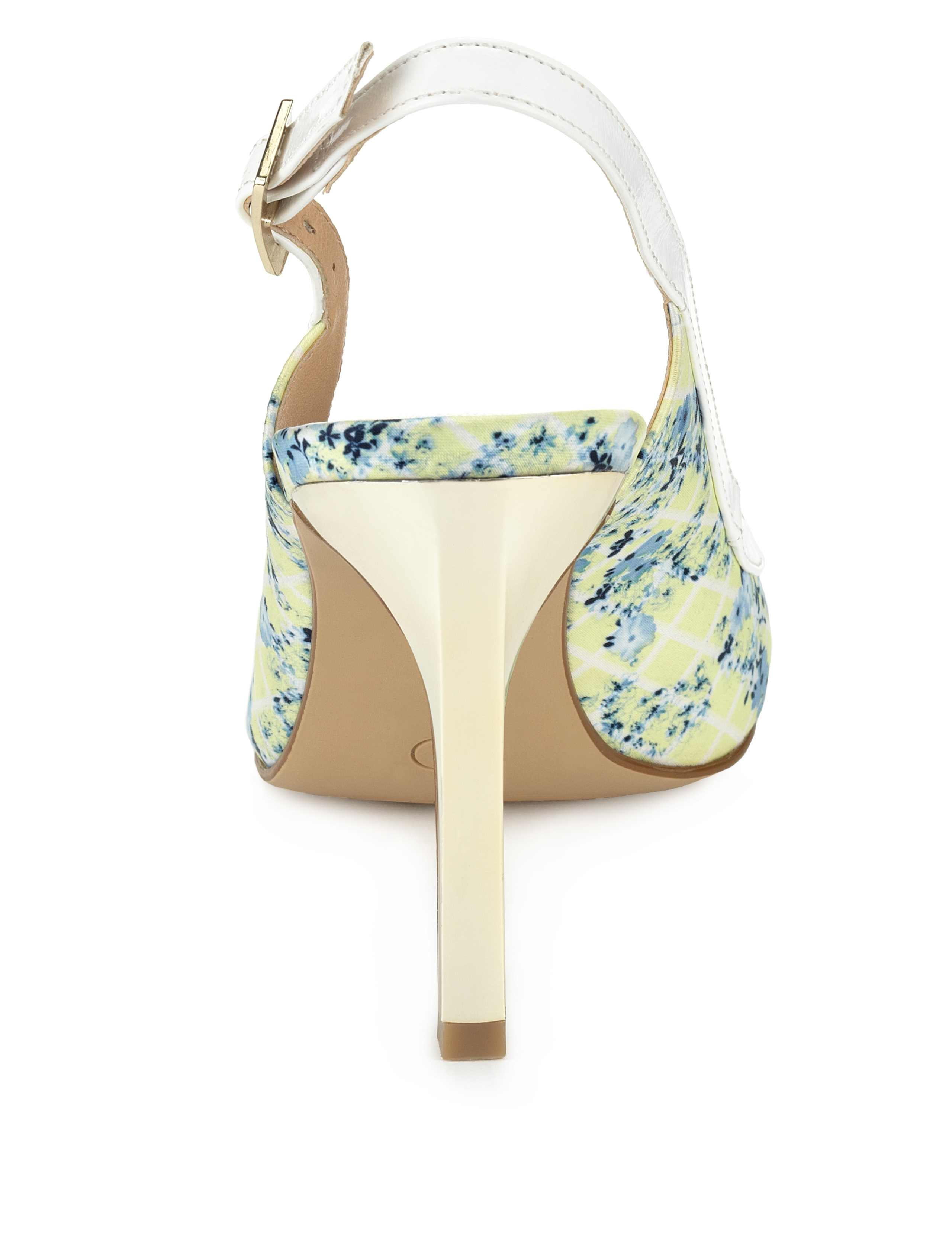 Pointed Toe Floral Slingback Shoes with Insolia® 3 of 4