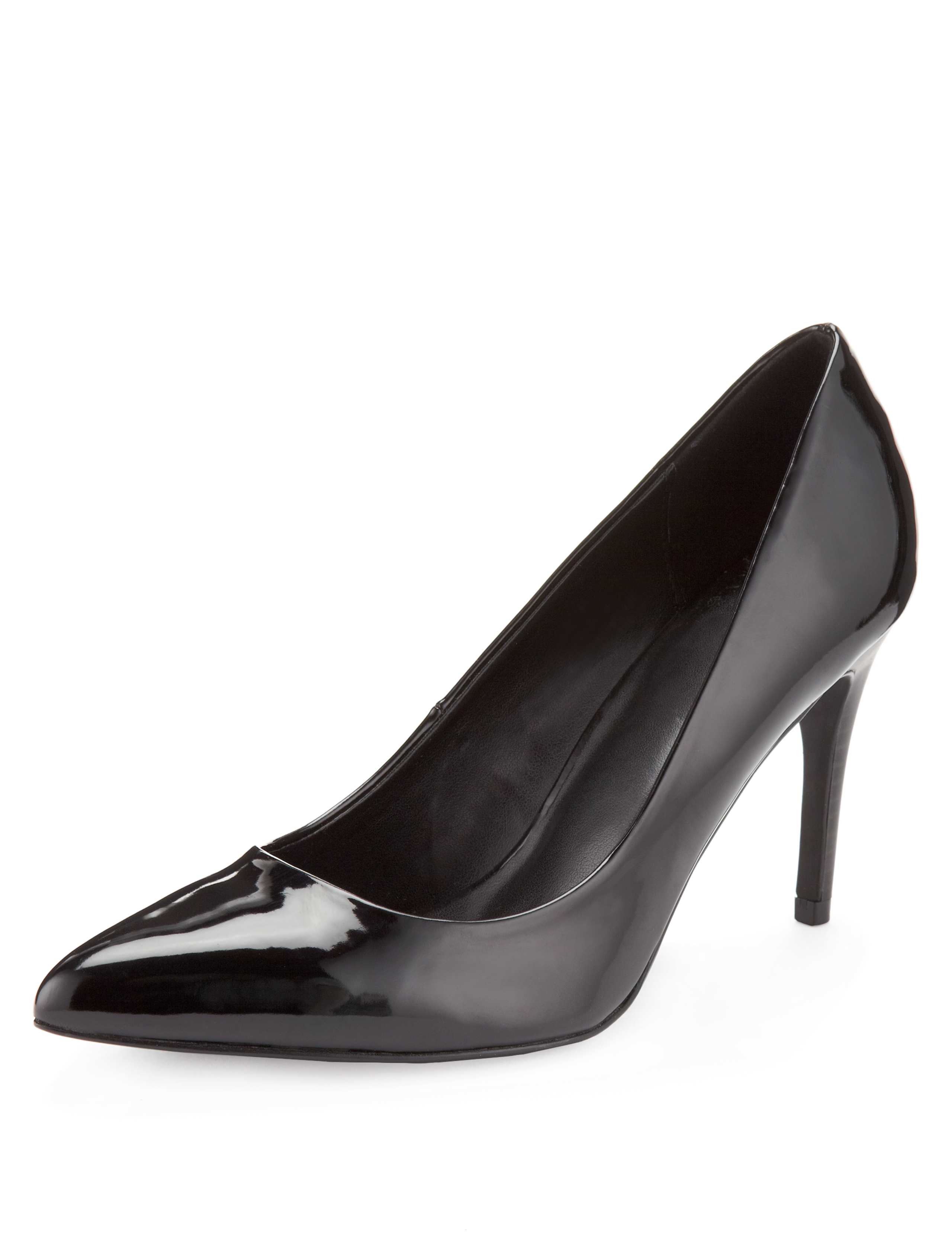 Patent Pointed Toe Court Shoes with Insolia® 1 of 4