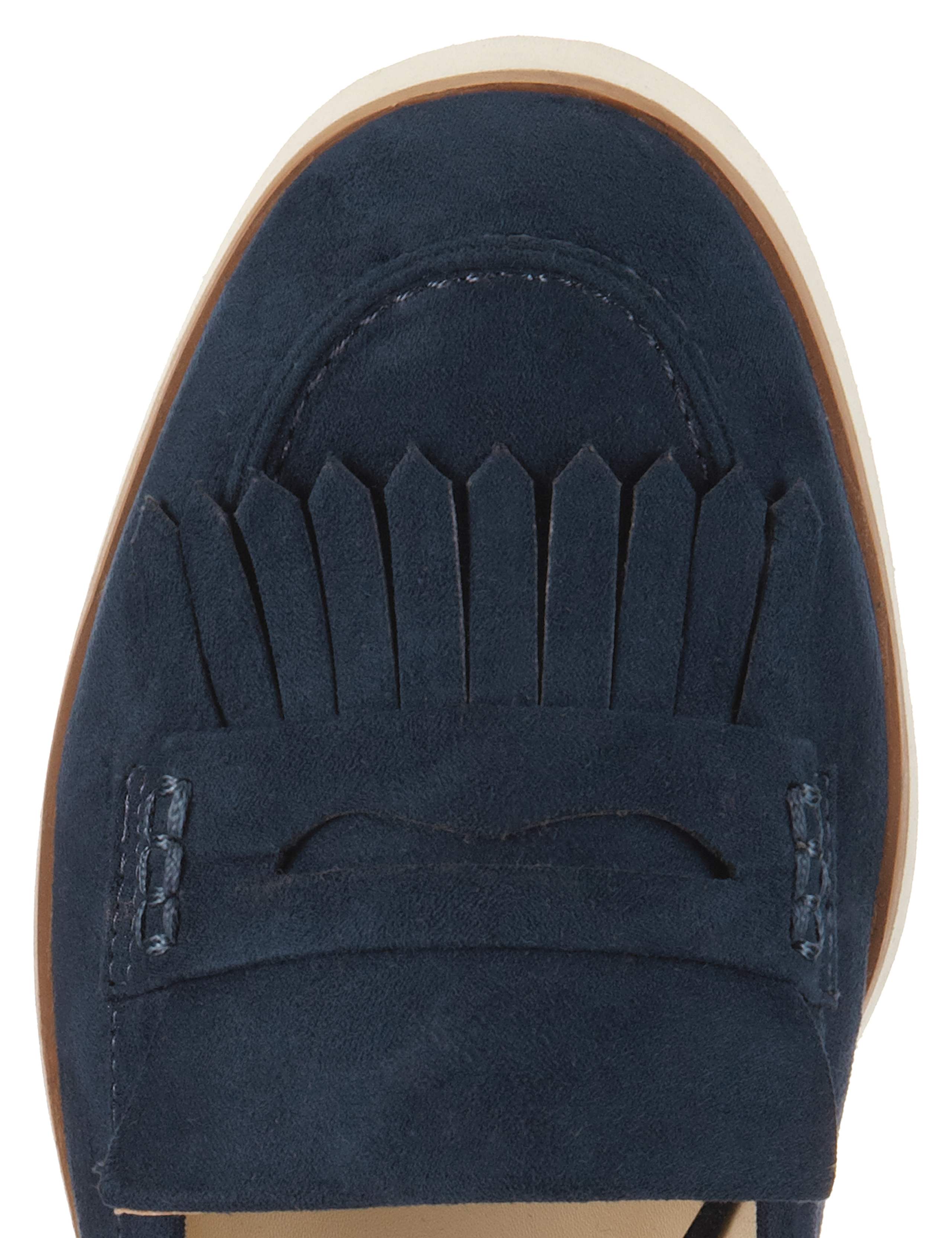 Low Heel Fringed Wedge Loafers 3 of 3