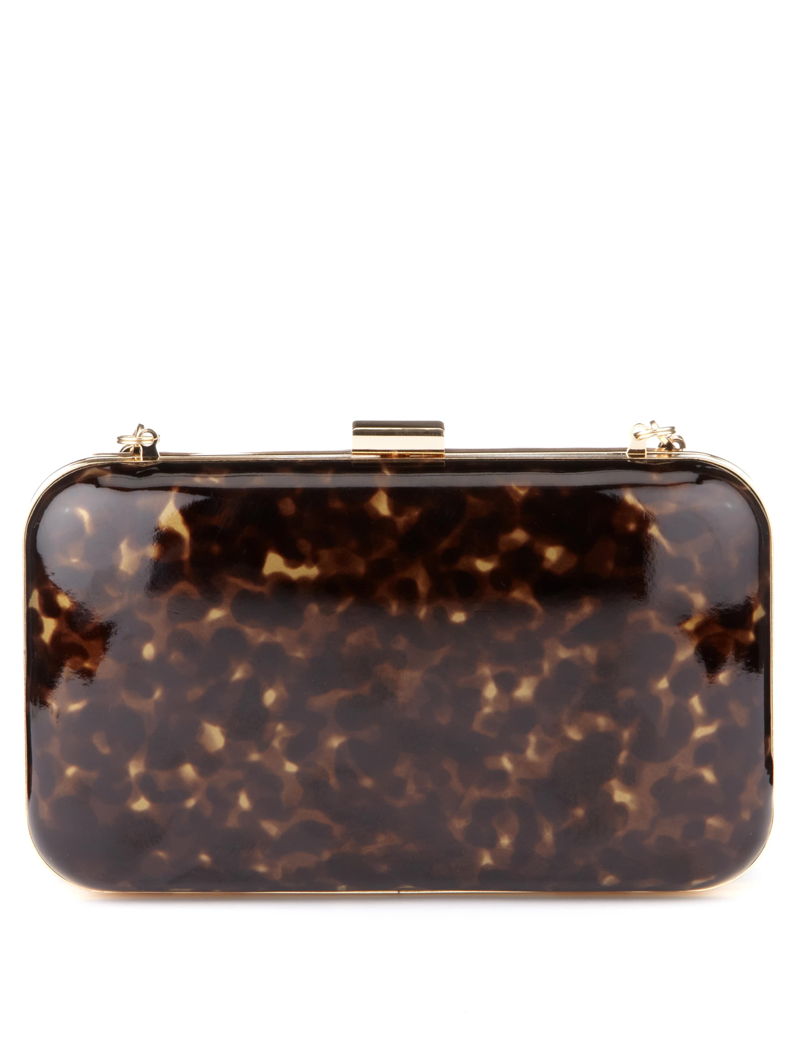 Mock Tortoise Shell Clutch 1 of 6
