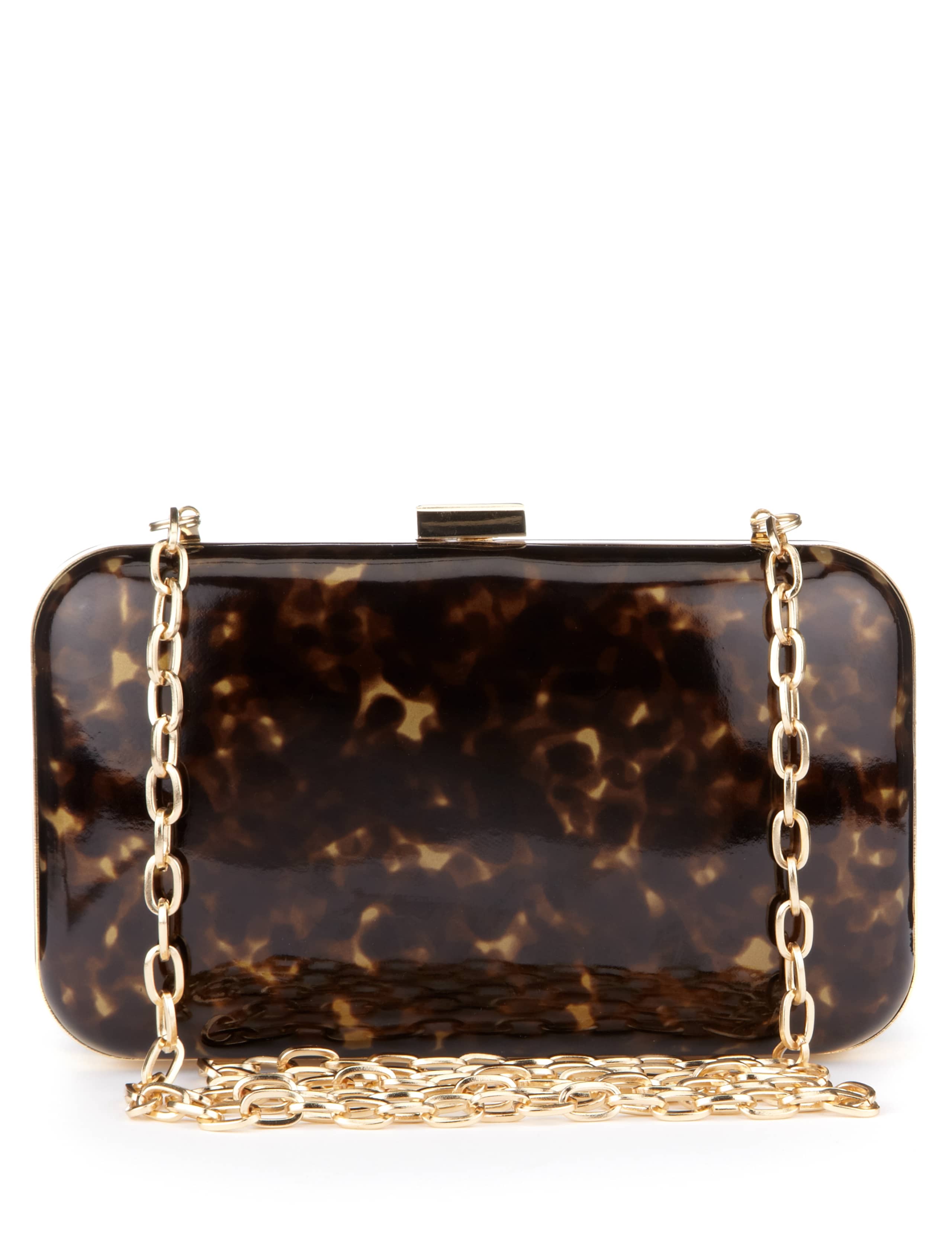 Mock Tortoise Shell Clutch 5 of 6