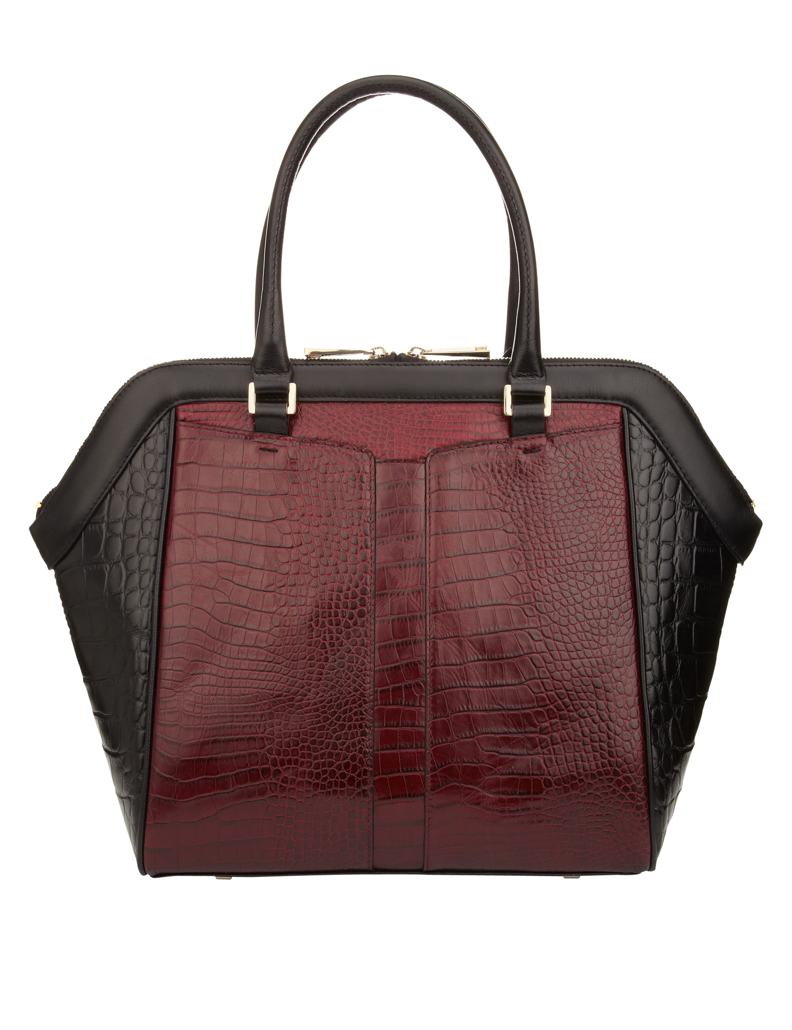 Leather Panelled Tote Bag 2 of 7