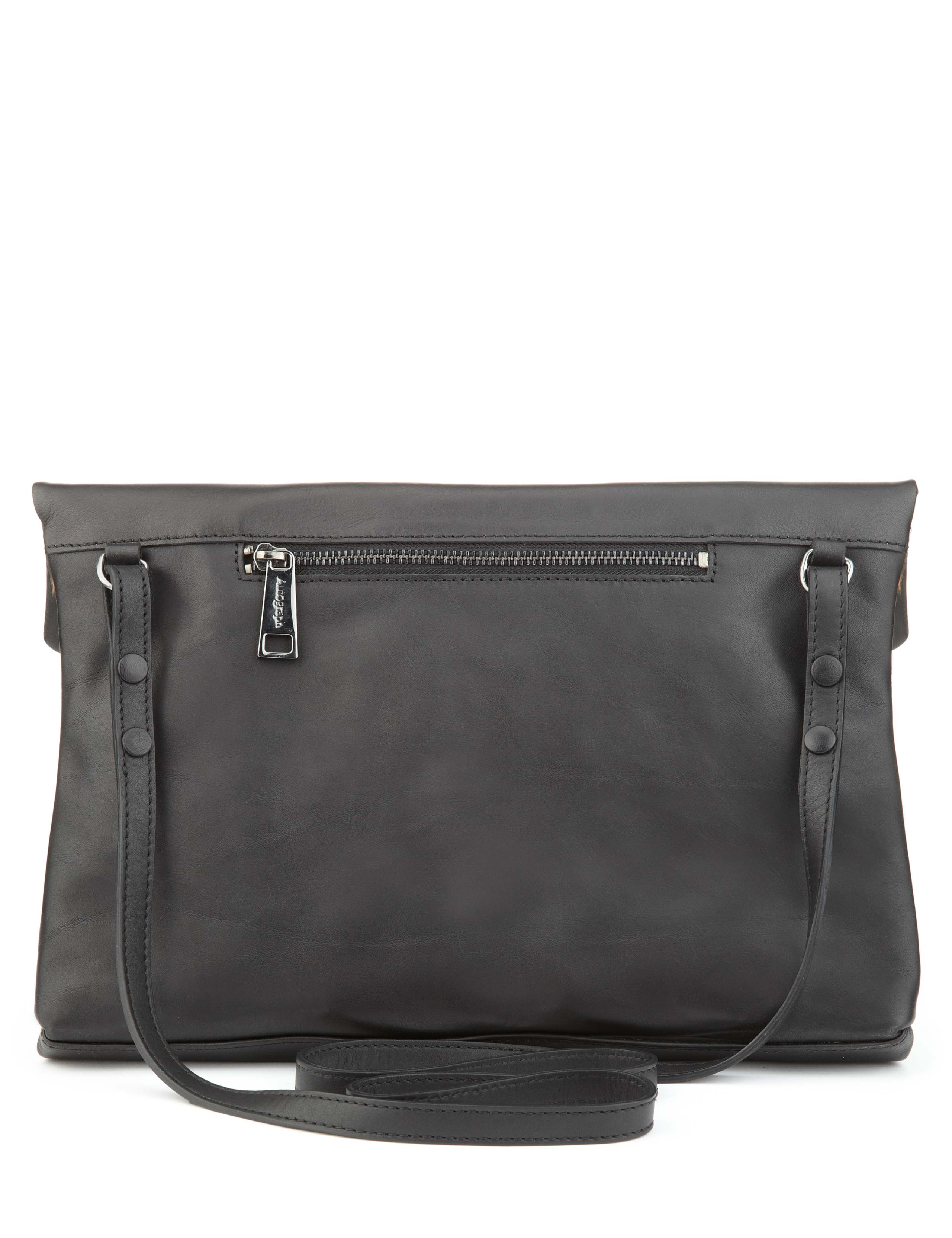 Leather Slouch Clutch Bag 6 of 7