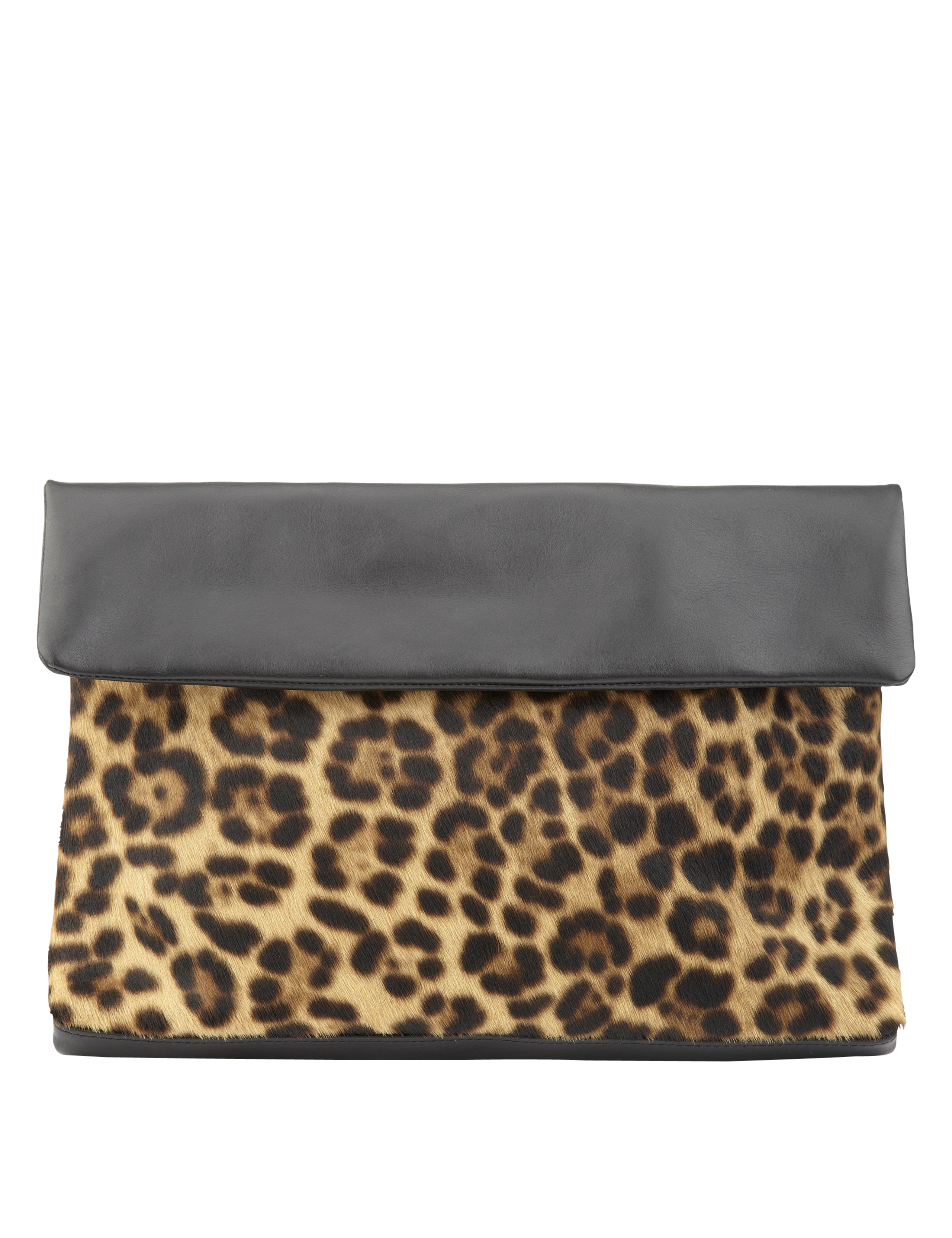 Leather Slouch Clutch Bag 2 of 7