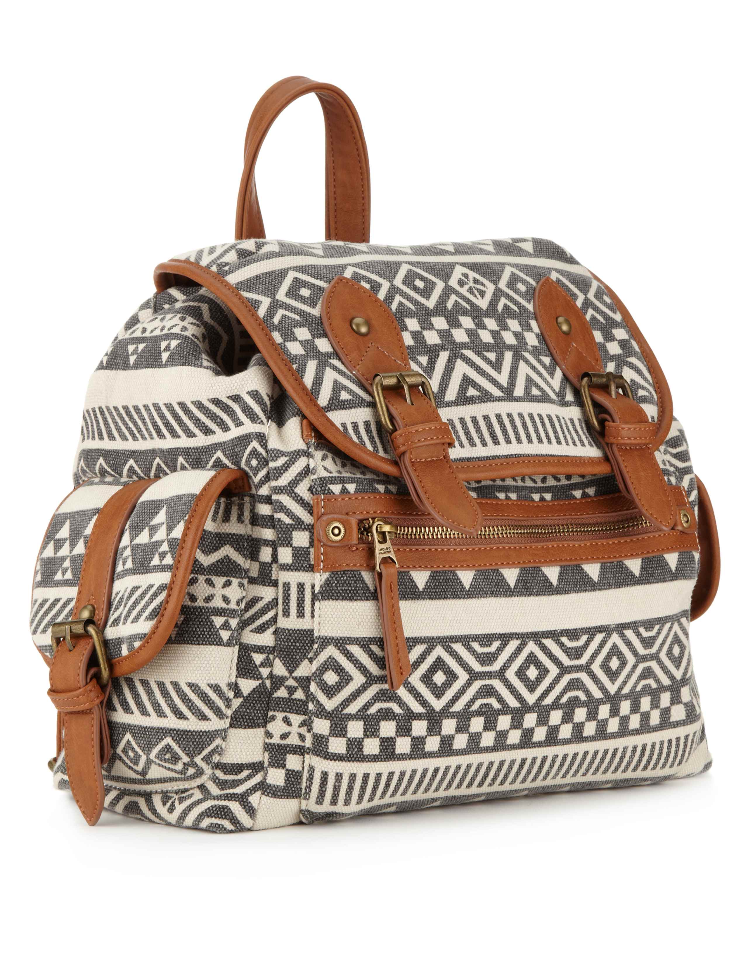 Aztec Print Backpack | Indigo Collection | M&S