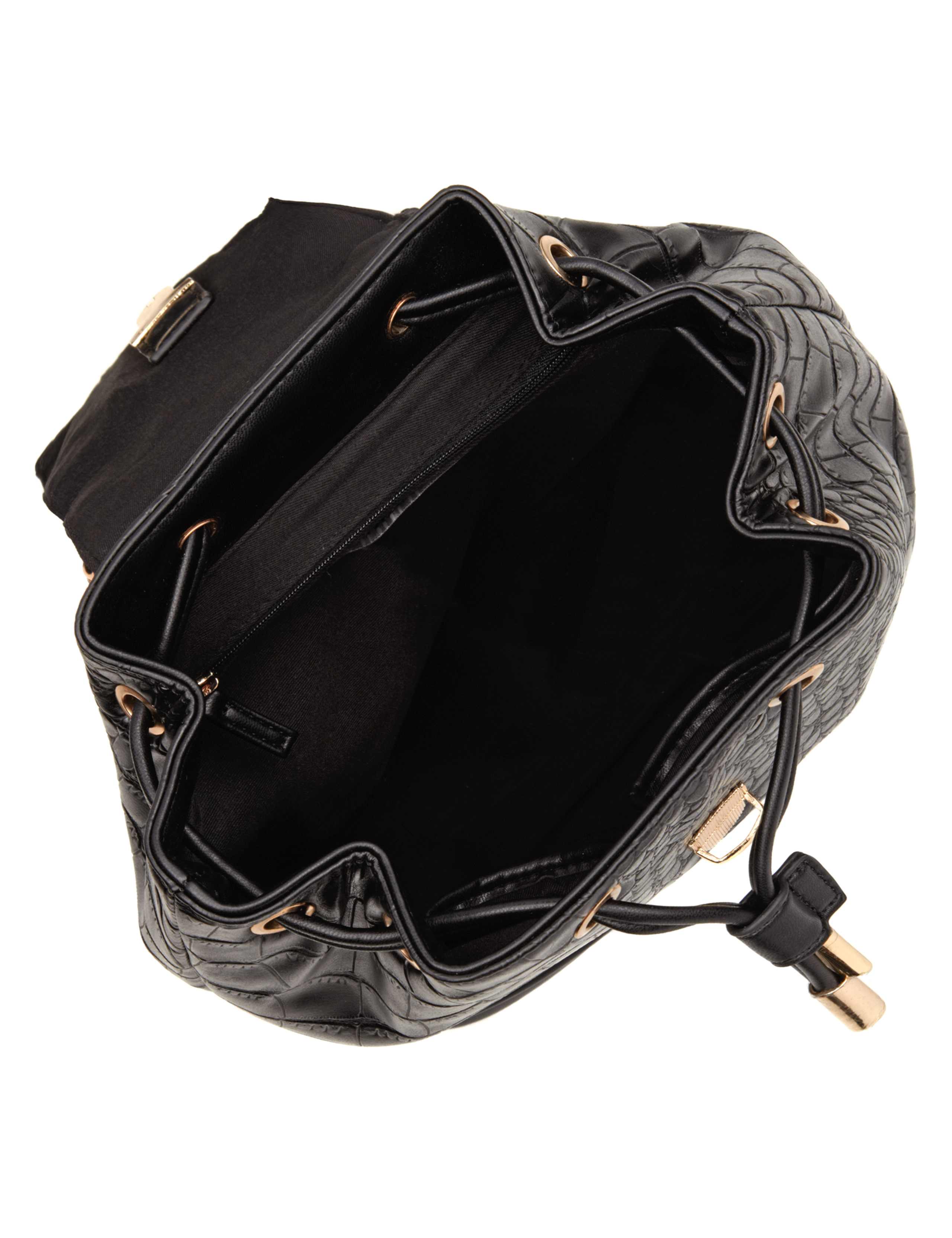 Mock Crocodile Skin Rucksack 7 of 7