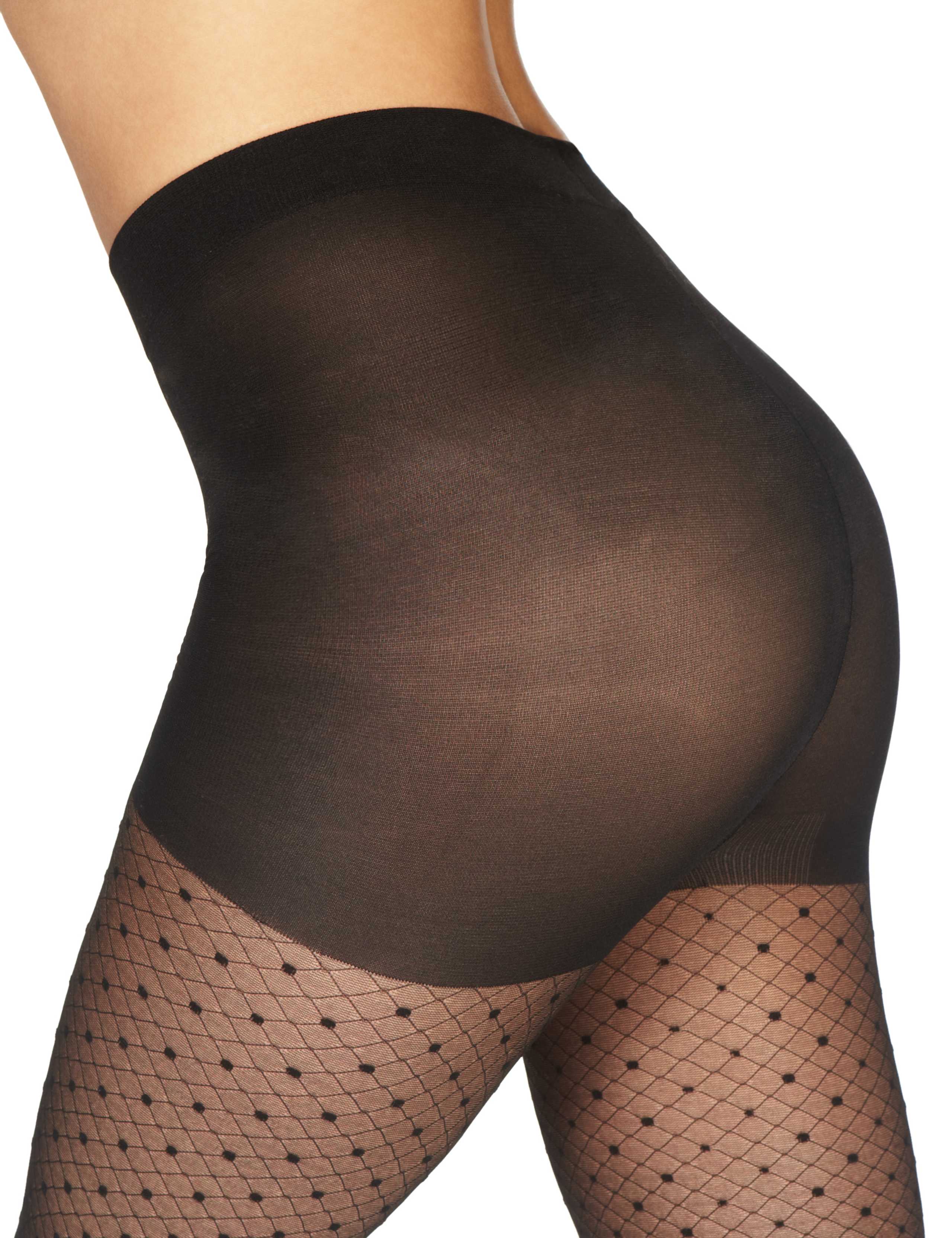 Tummy Control Secret Slimming™ Spotted Diamond Bodyshaper Tights 3 of 3