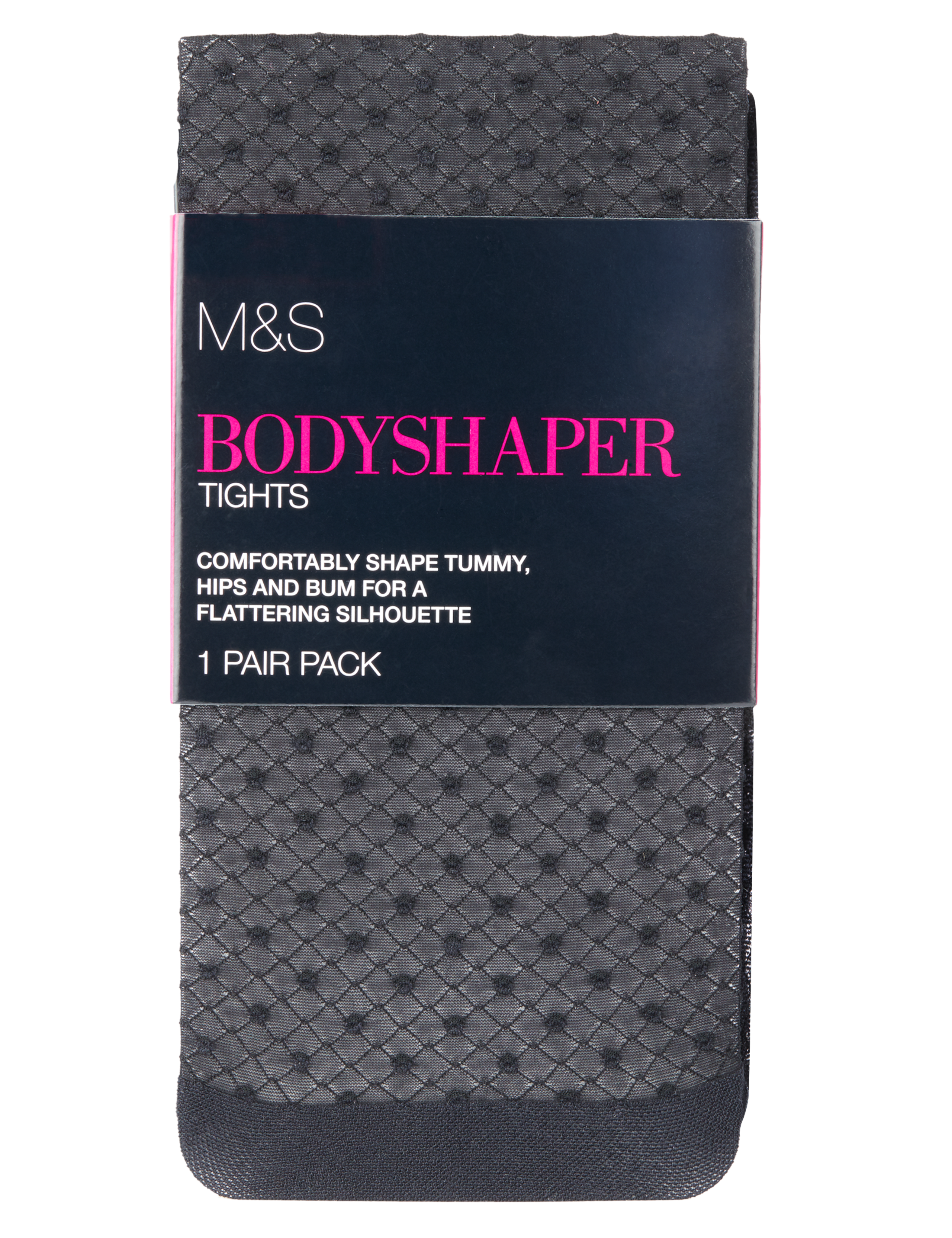 Tummy Control Secret Slimming™ Spotted Diamond Bodyshaper Tights 2 of 3