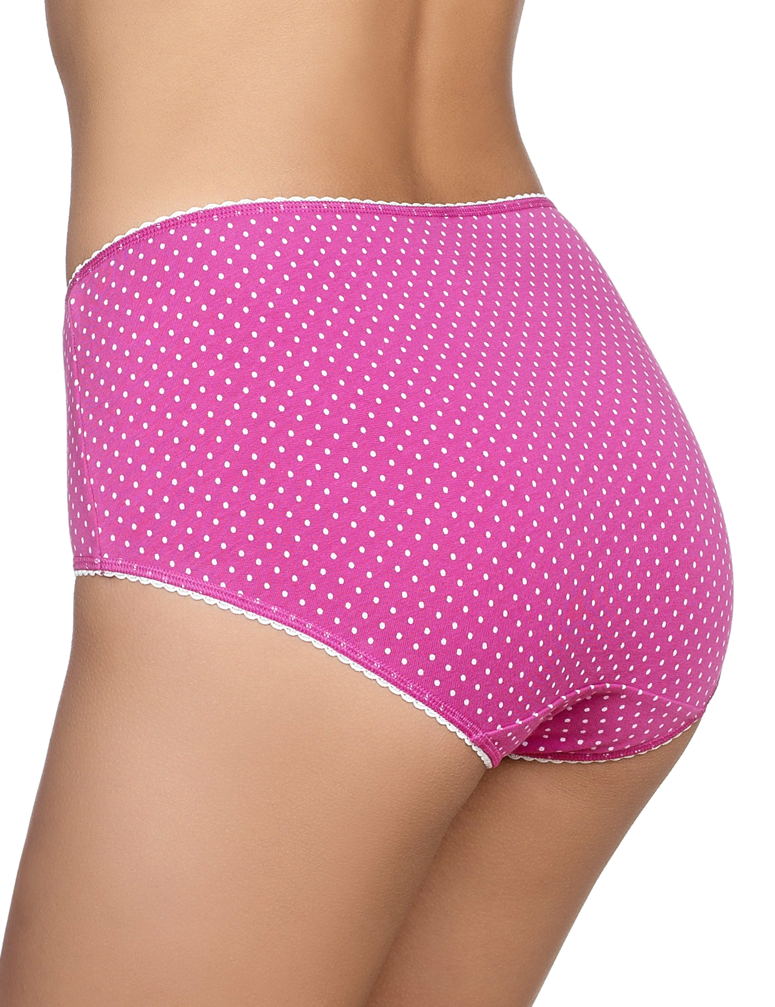 5 Pack Cotton Rich Assorted Midi Knickers 3 of 3