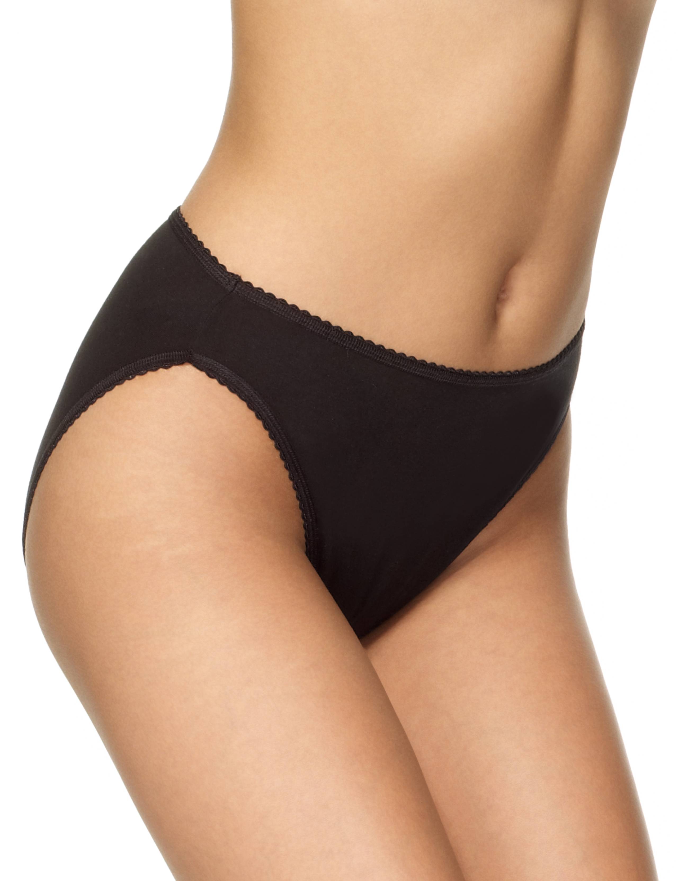 5 Pack Cotton Rich High Leg Knickers 1 of 4