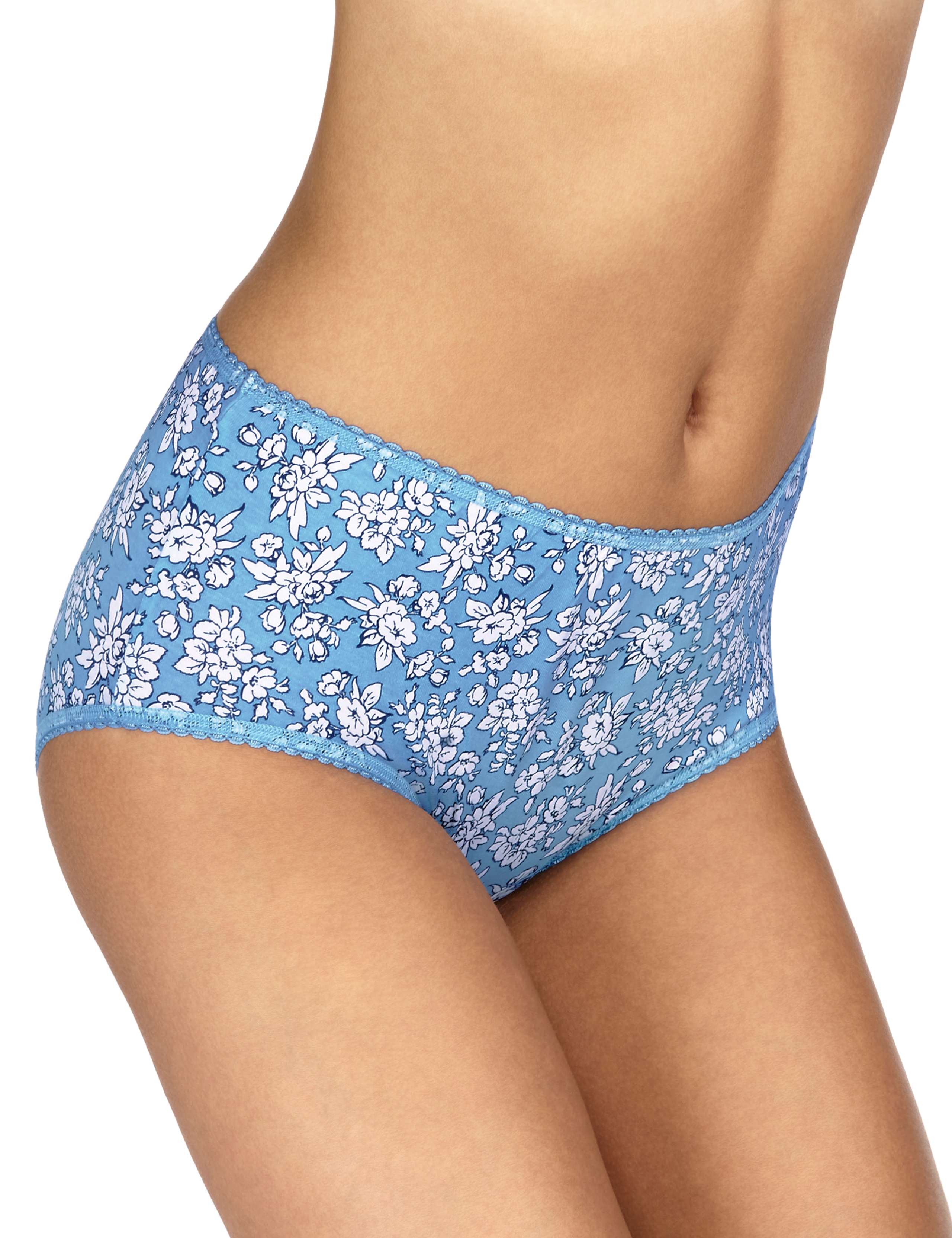 5 Pack Cotton Rich Assorted Midi Knickers 1 of 4