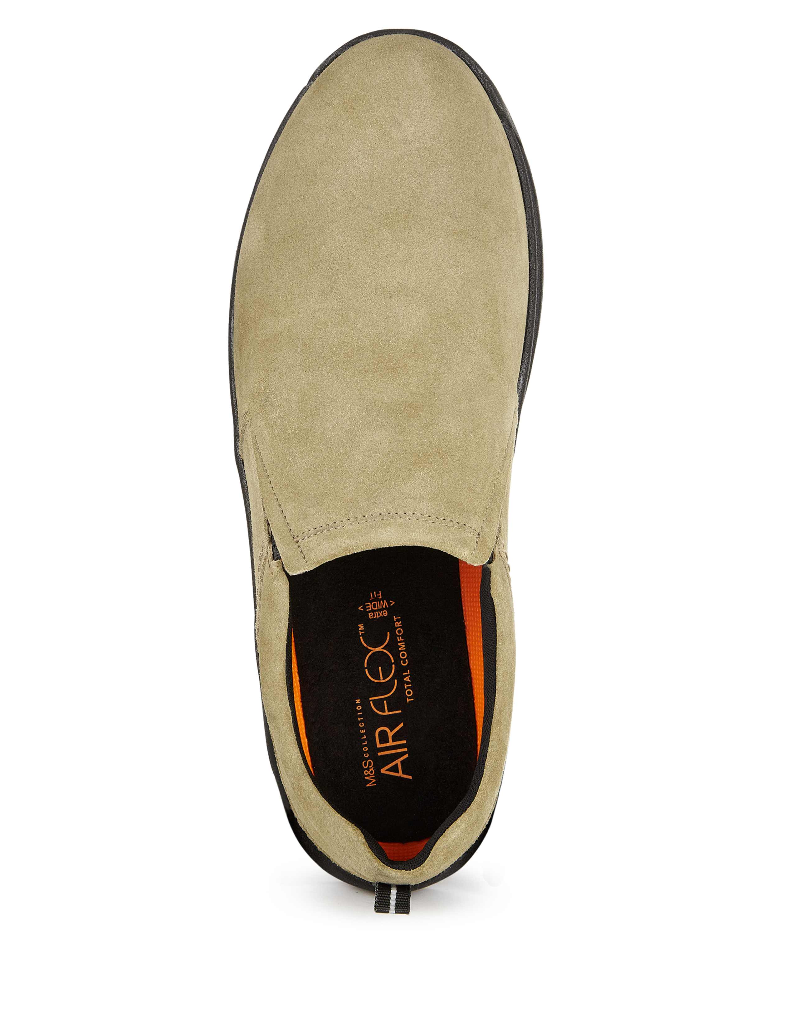 Airflex™ Suede Extra Wide Fit Slip-On Shoes 2 of 3