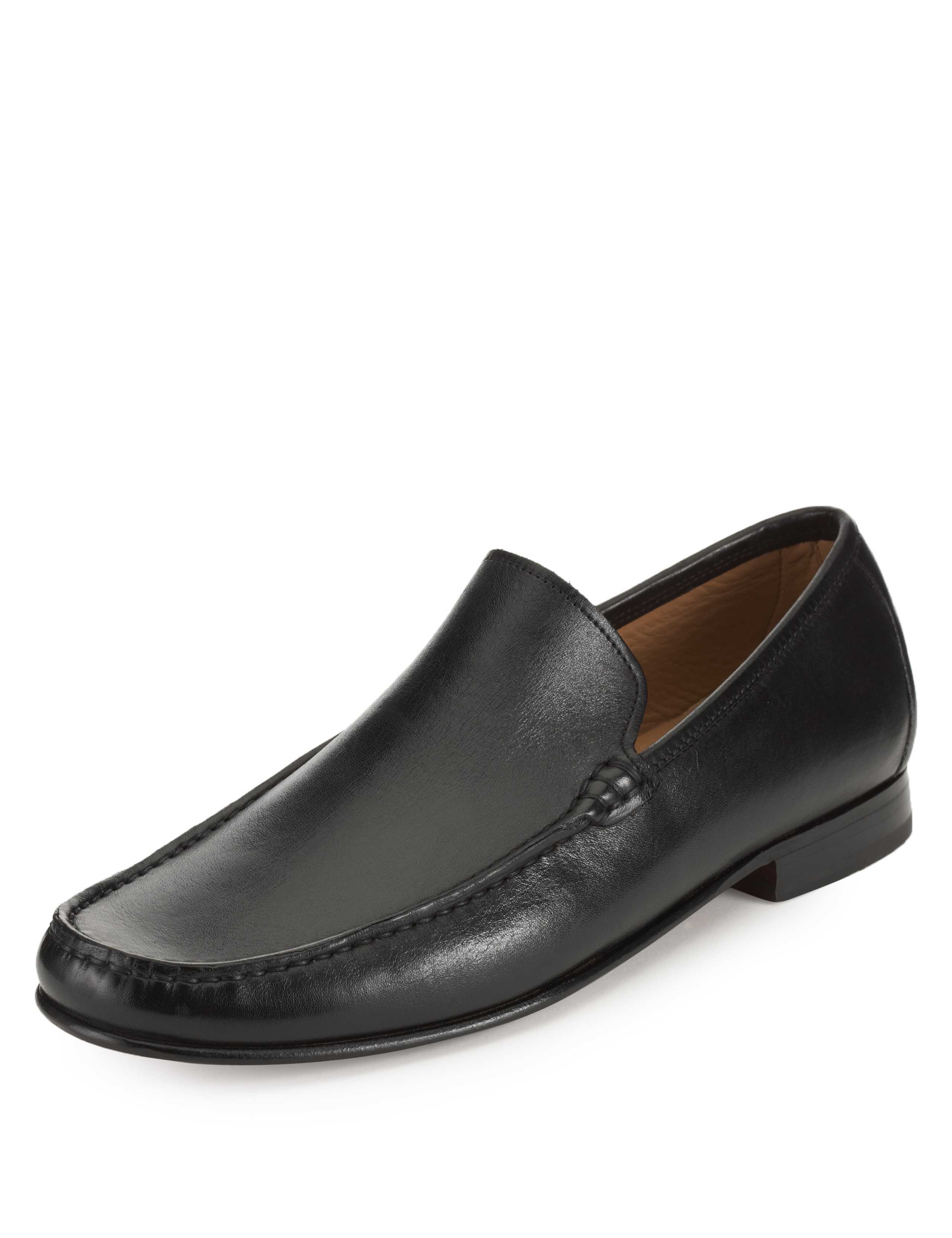 Leather Slip-On Loafers 1 of 4