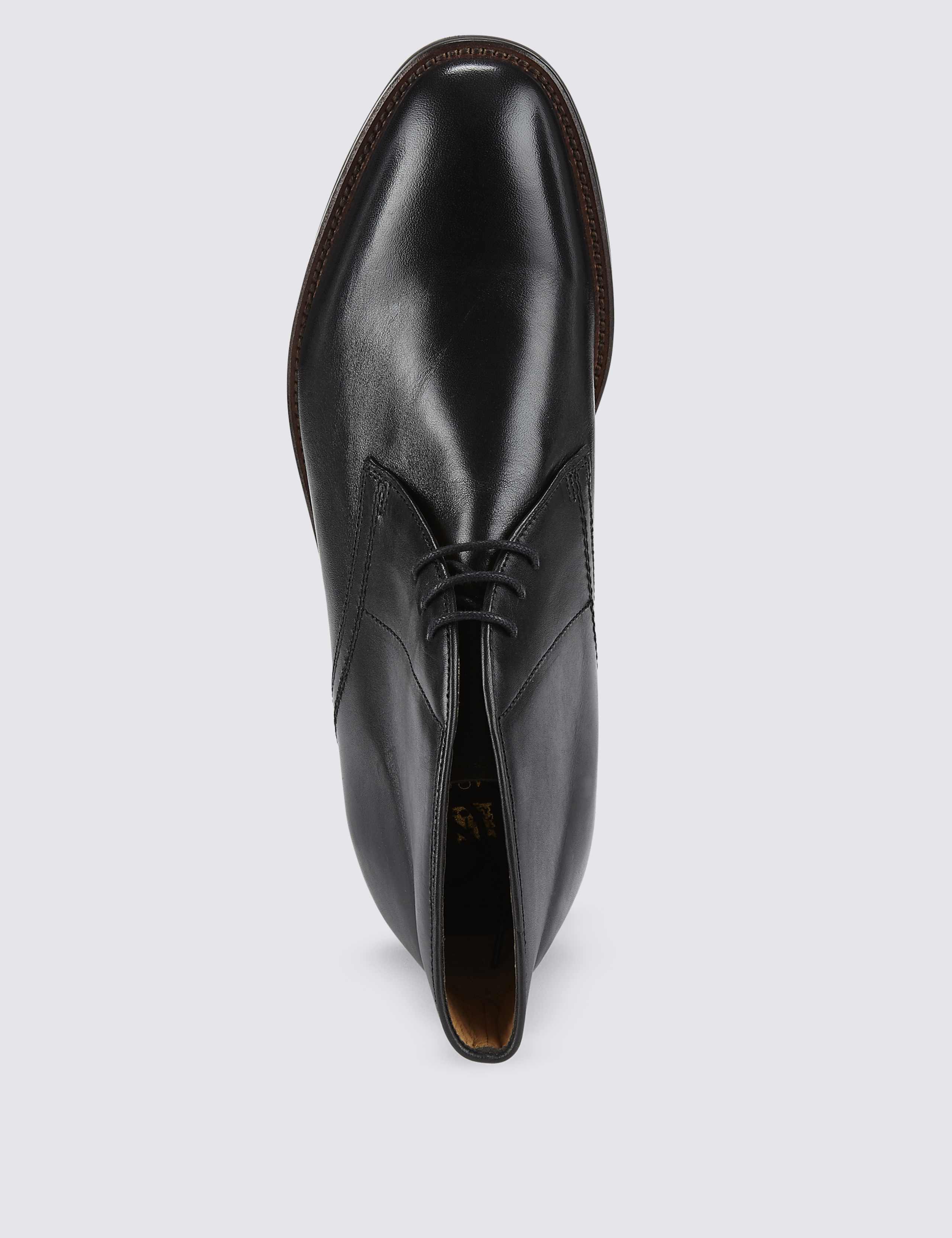 Leather Lace-up Chukka Boots 3 of 4