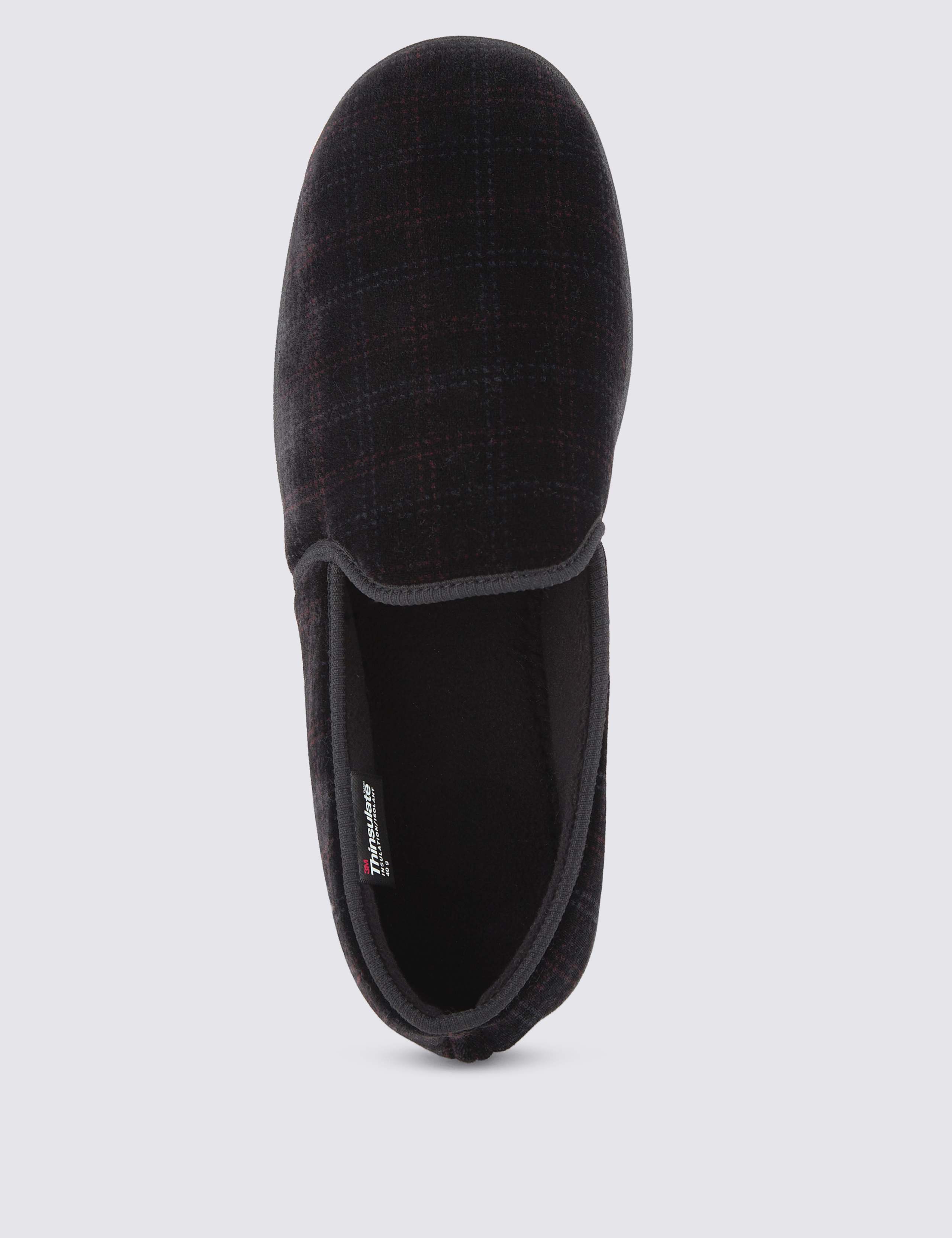 Checked Slippers with Thinsulate™ 3 of 4