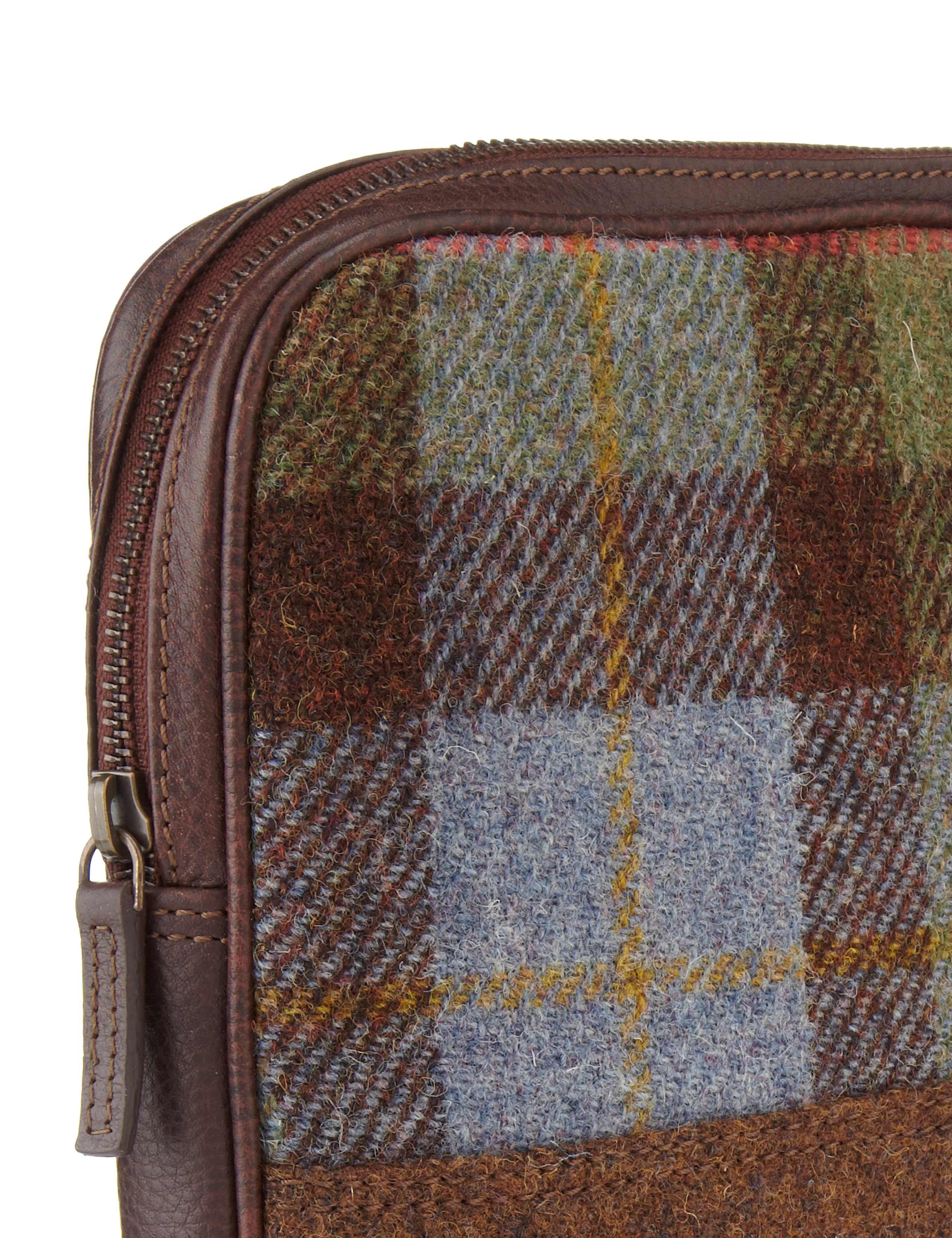 Pure Wool Harris Tweed Checked Laptop Case 5 of 5