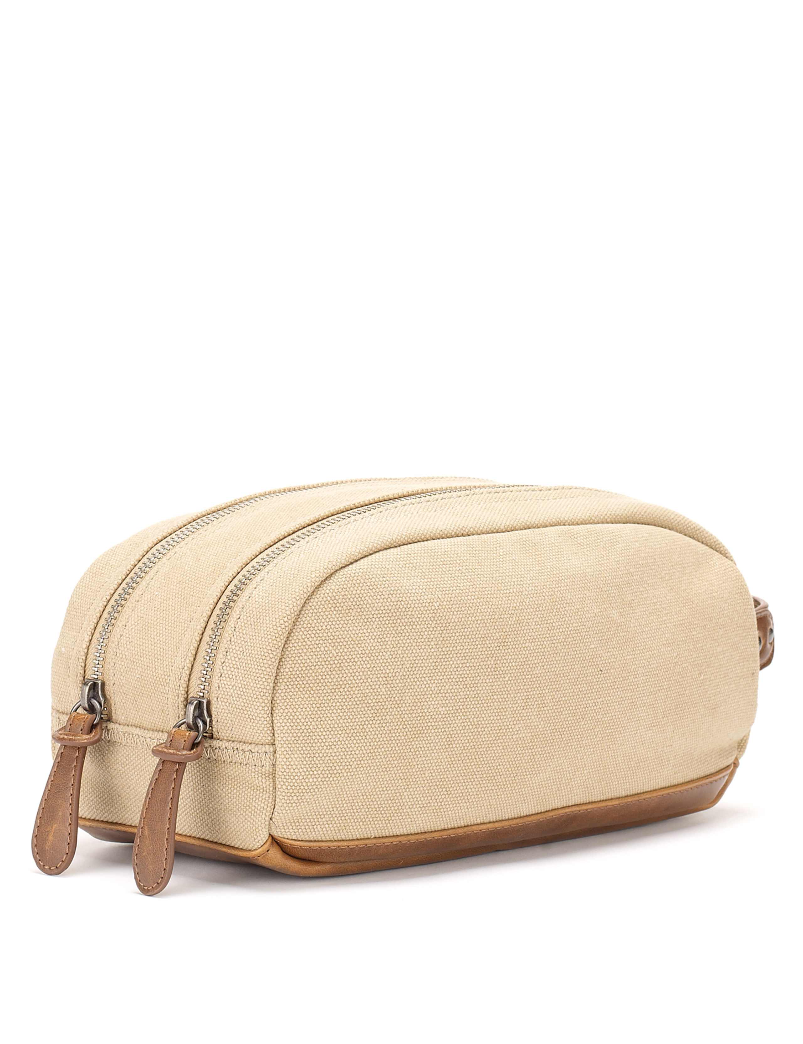 Pure Cotton Canvas Washbag 2 of 5