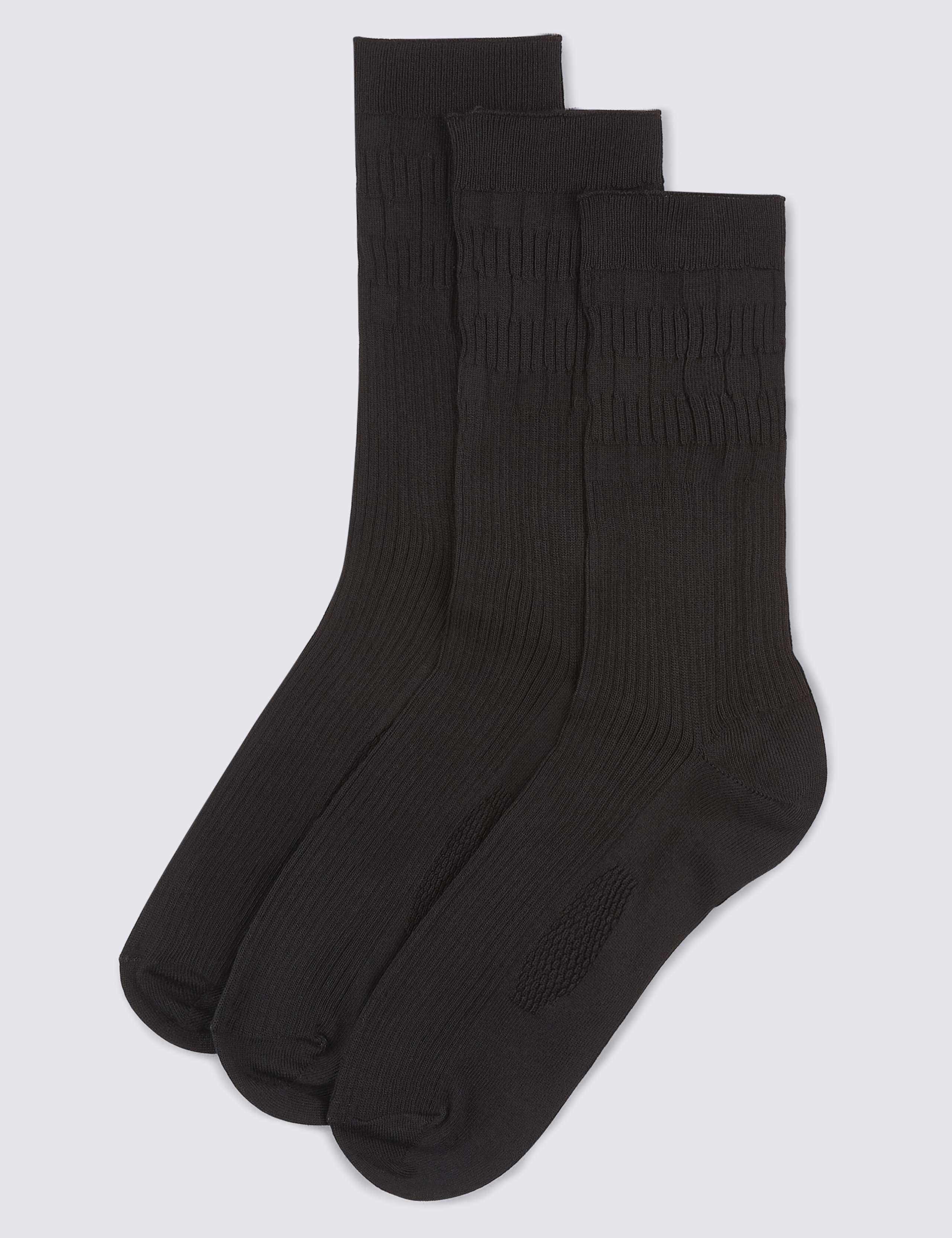 3 Pack Cool & Freshfeet™ Gentle Grip Socks 1 of 1