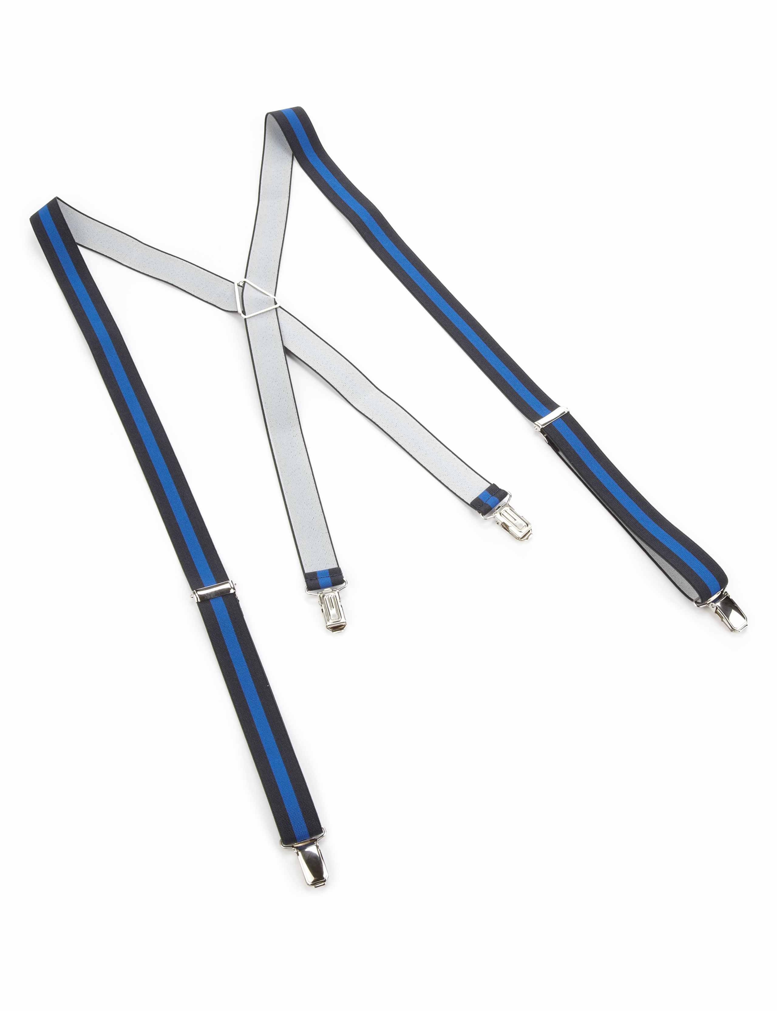 Made in England Adjustable Striped Braces 1 of 2