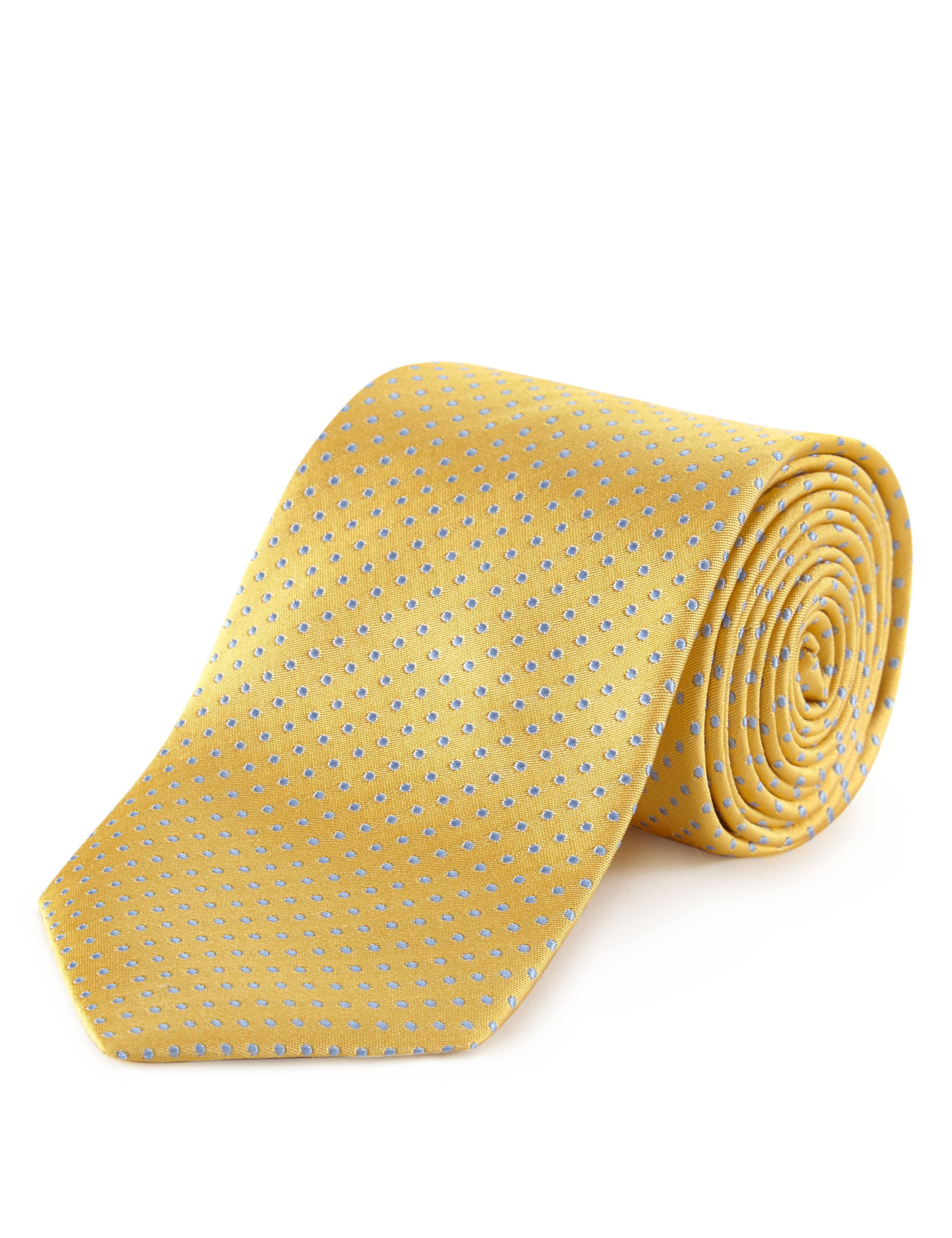 Pure Silk Spotted Tie | M&S Collection | M&S