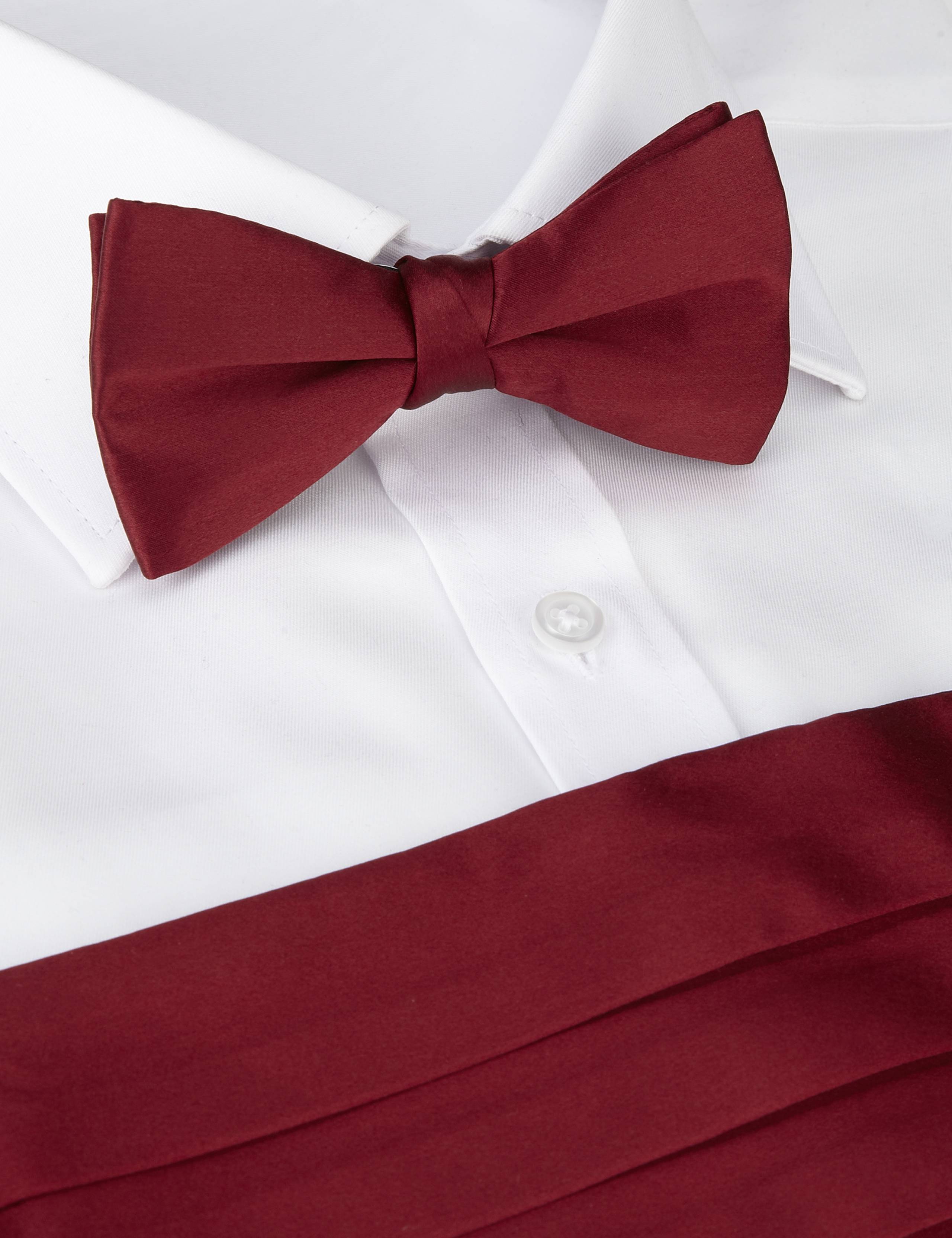 Plain Bow & Cummerbund Set 1 of 2