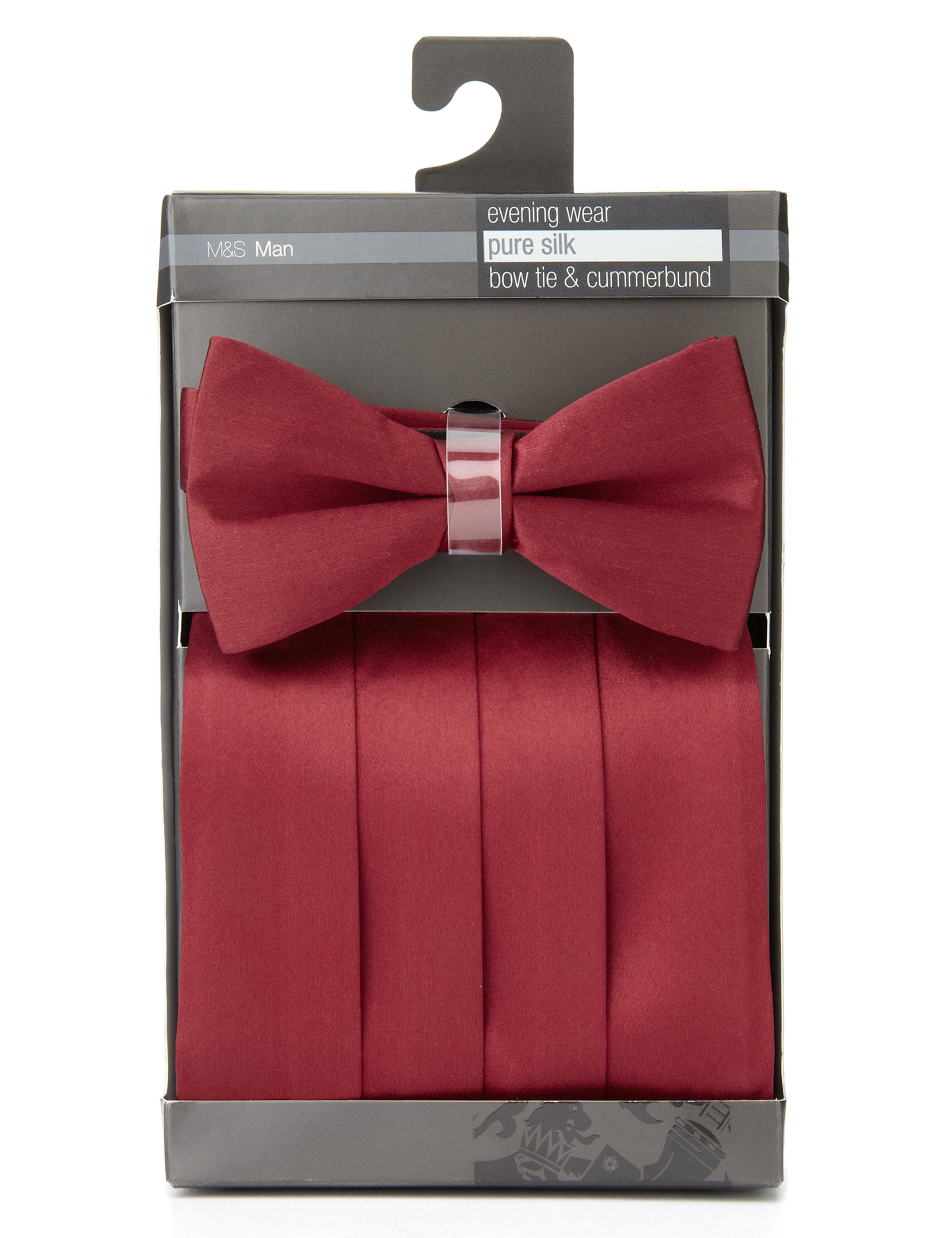 Plain Bow & Cummerbund Set 2 of 2