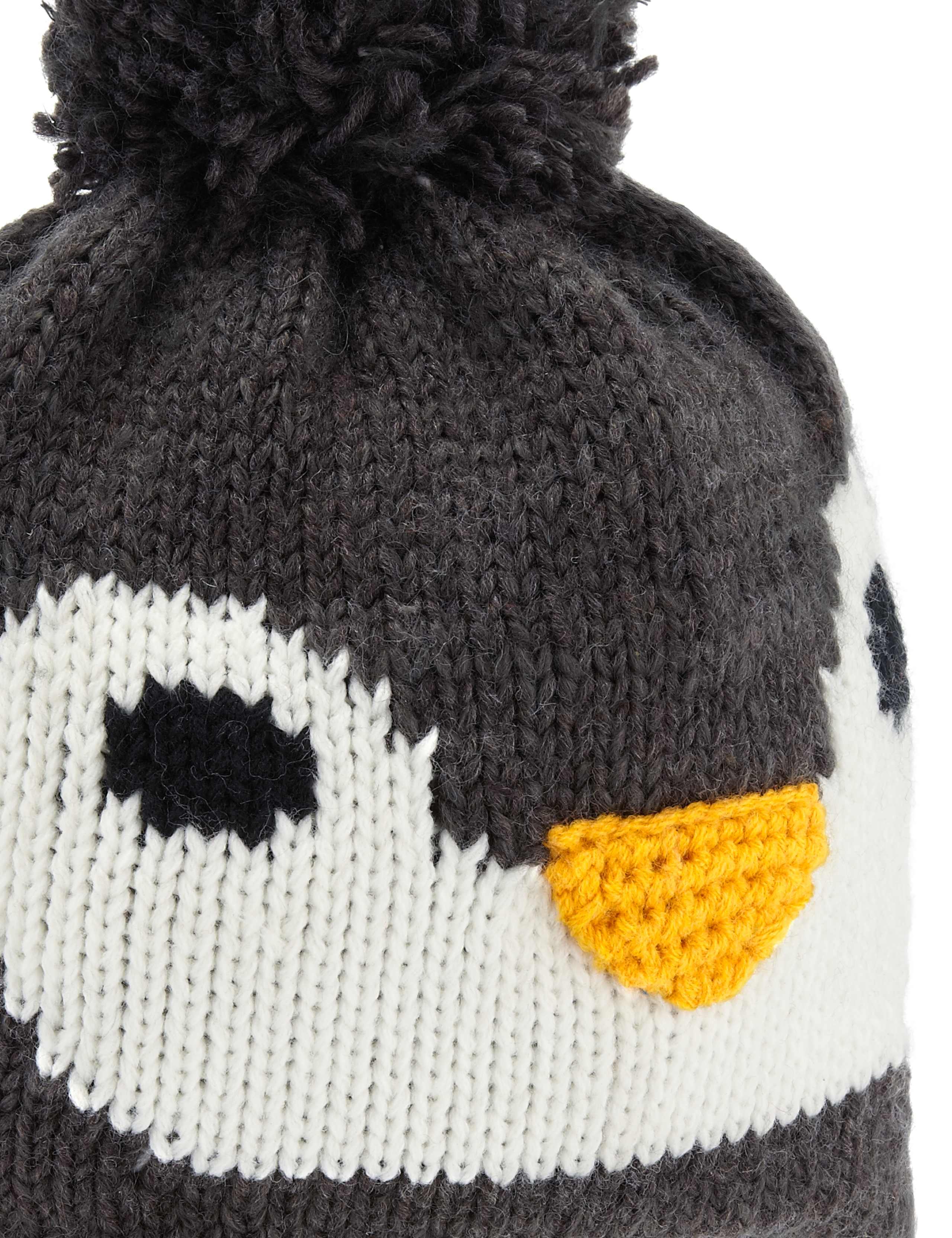Kids' Penguin Knitted Trapper Hat 2 of 2