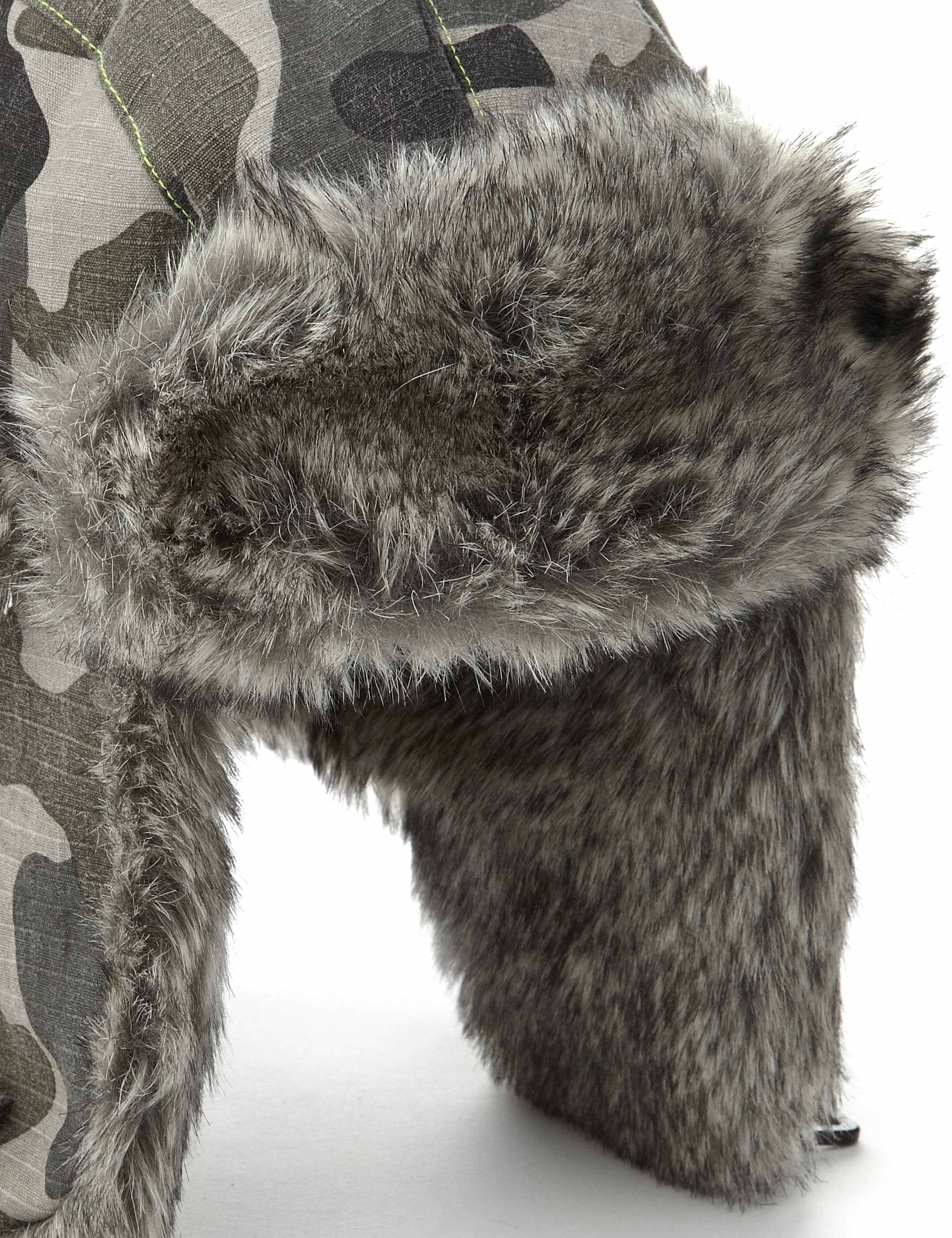 Faux Fur Camouflage Trapper Hat 2 of 2