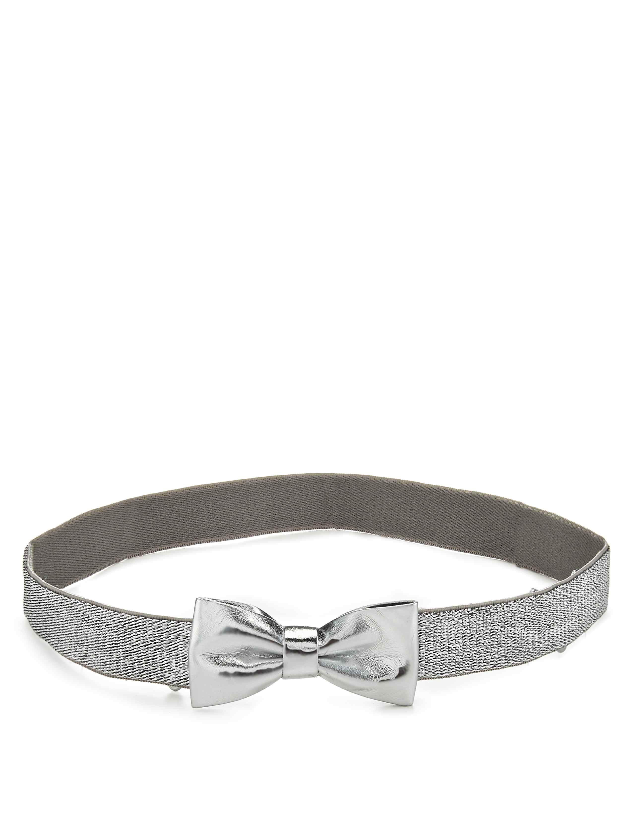 Kids' Metallic Effect Bow Hip Belt 1 of 1